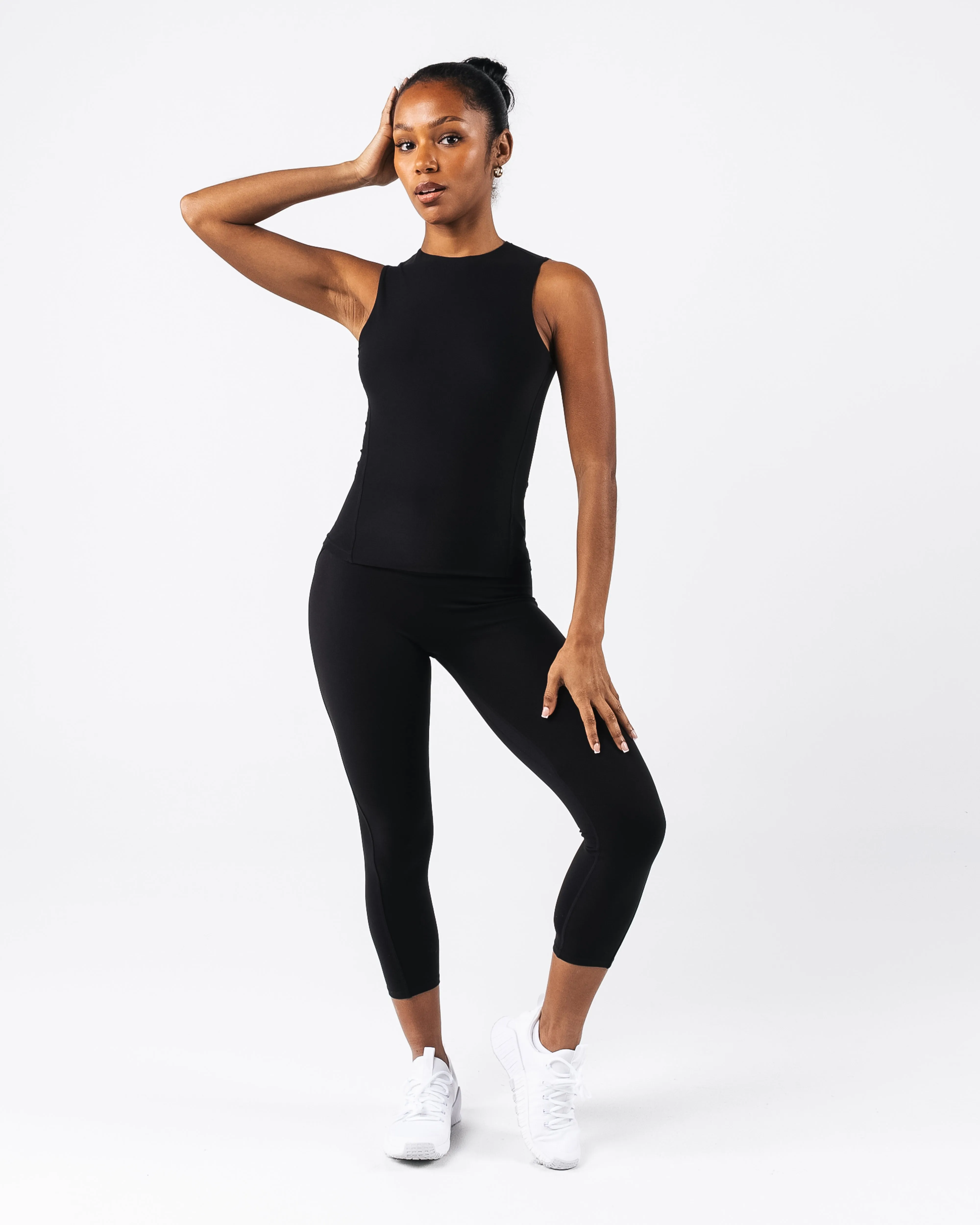 Basics Tank - Black Alphalete Athletics