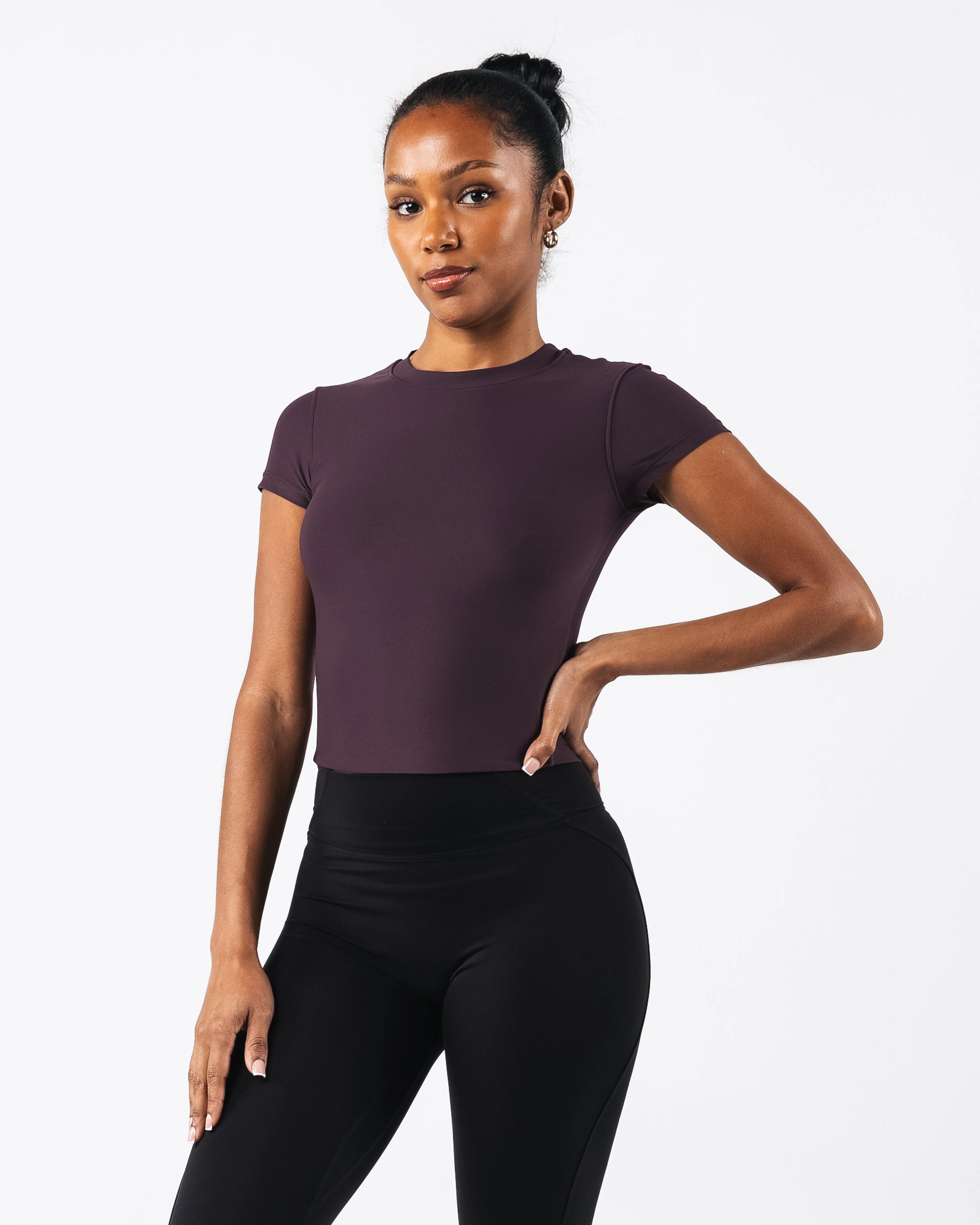 Basics Tee - Black Garnet Alphalete Athletics