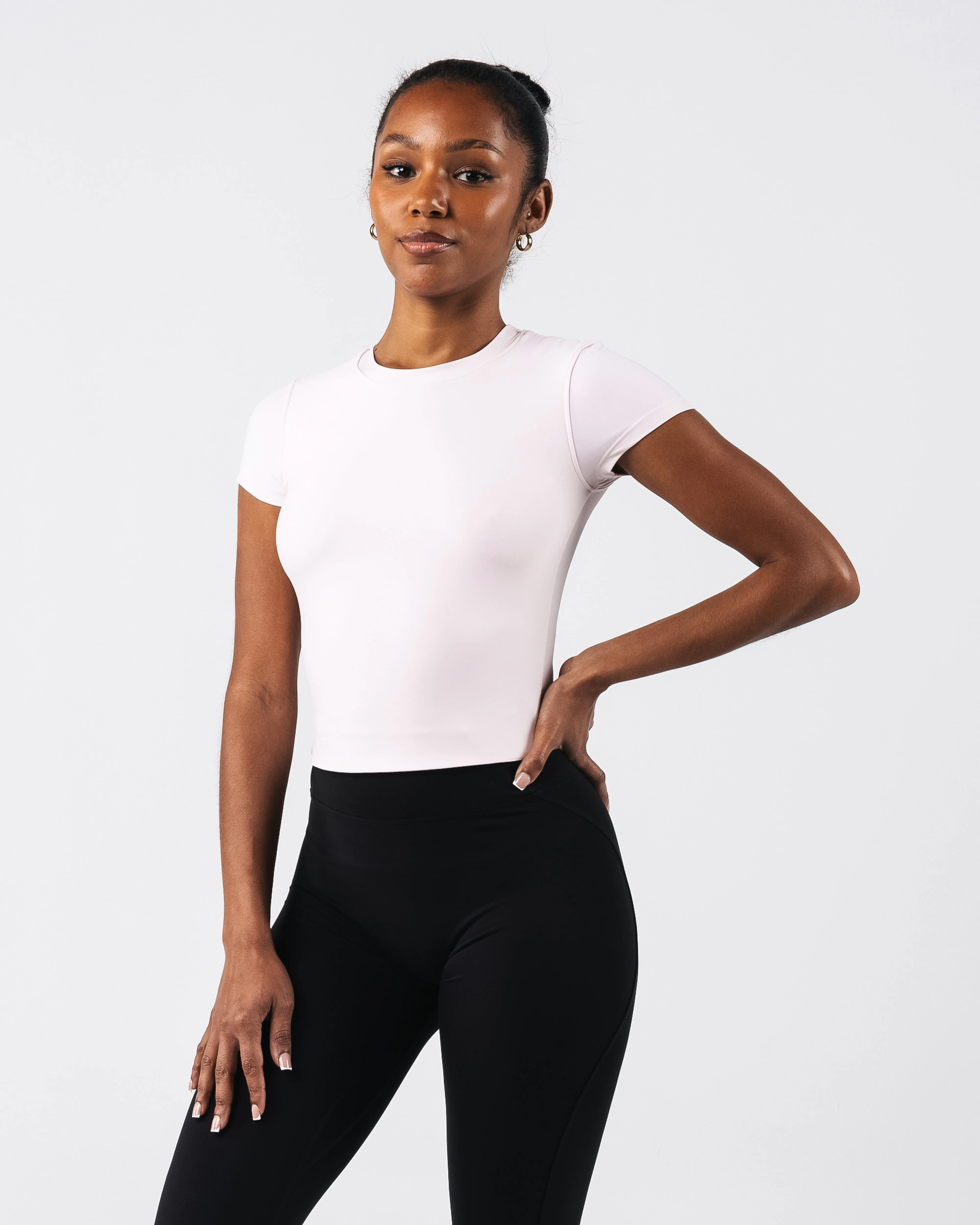 Basics Tee - Tea Rose Alphalete Athletics