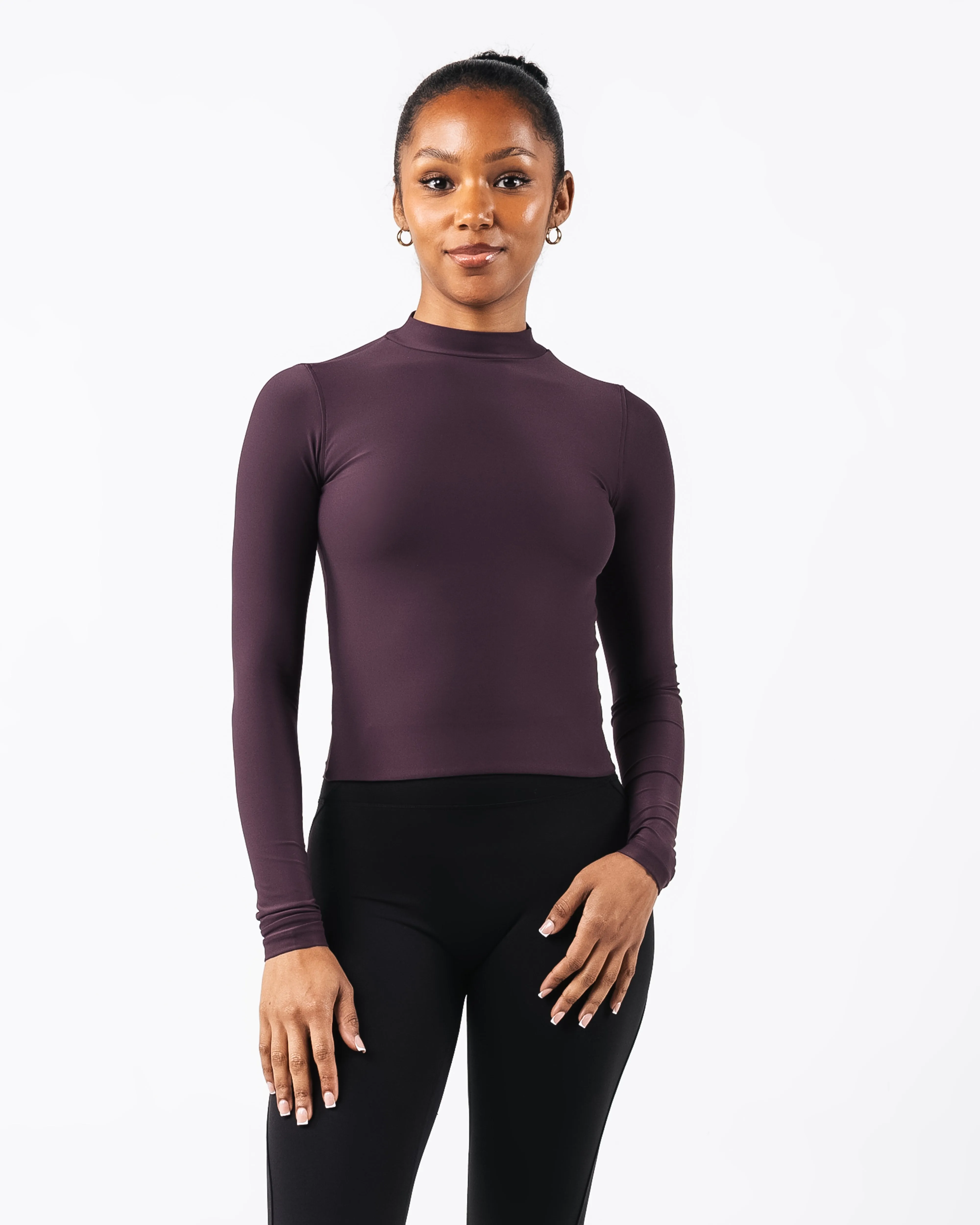 Basics Turtleneck - Black Garnet Alphalete Athletics