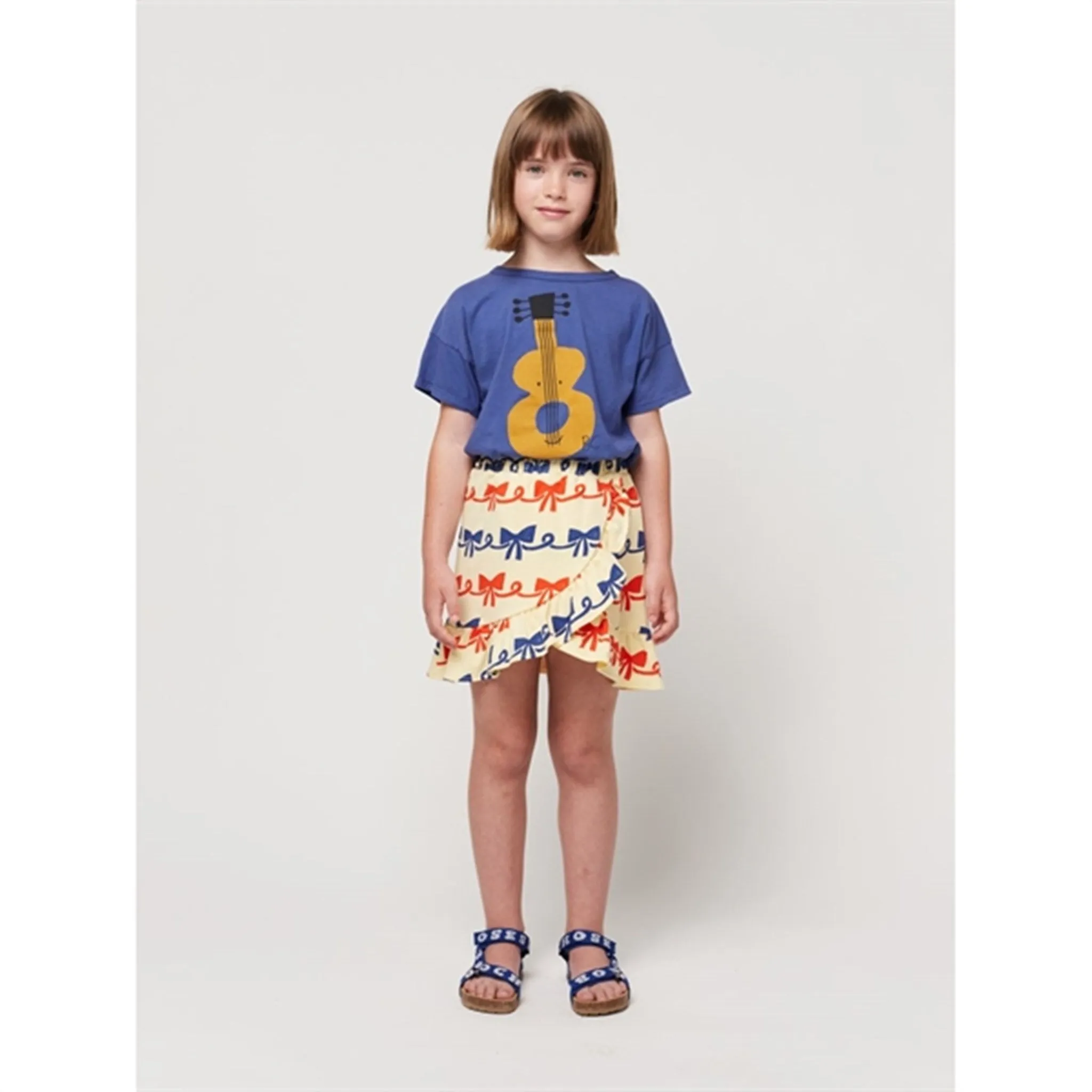 Bobo Choses Acoustic Guitar T-Shirt Navy Blue