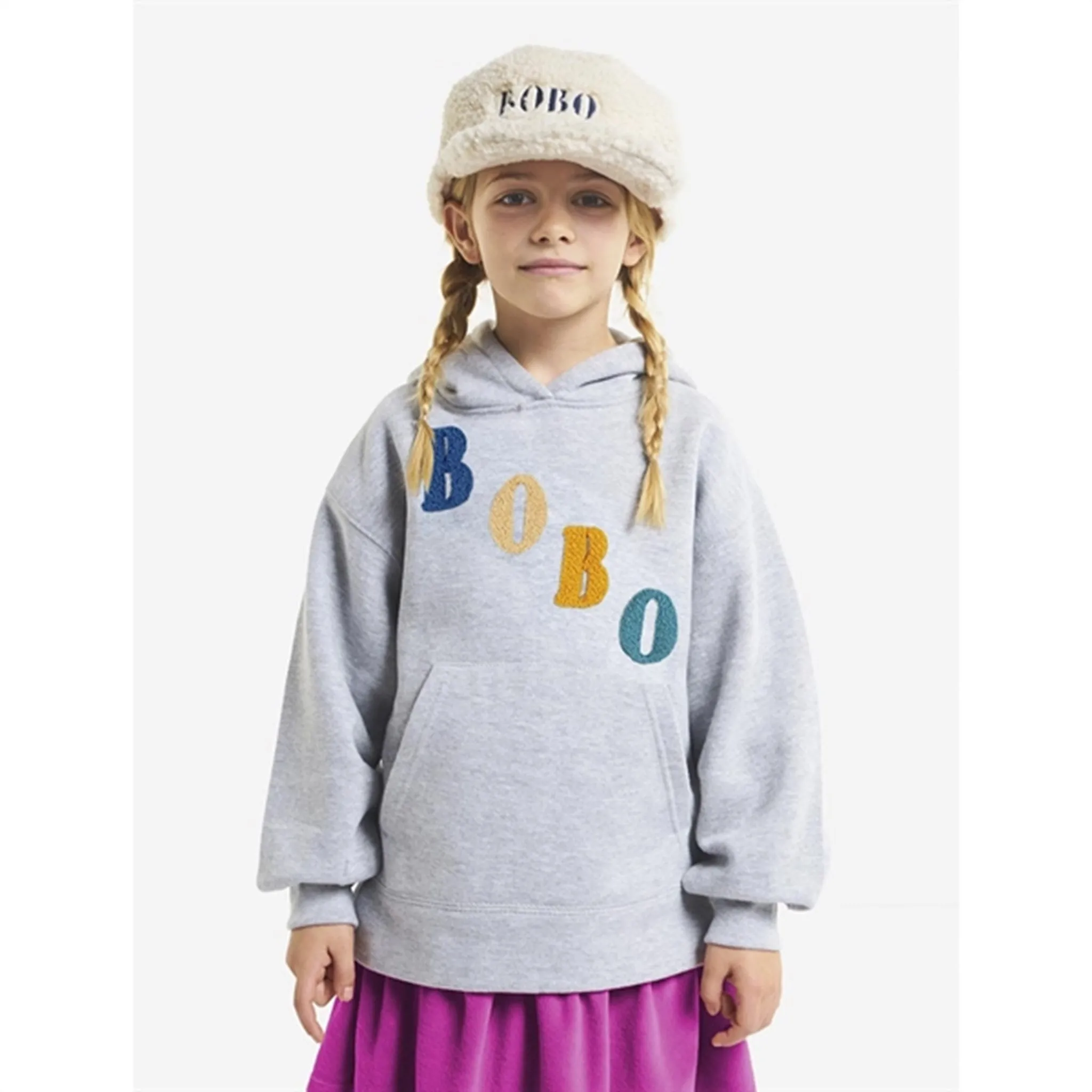 Bobo Choses Bobo Diagonal Hooded Sweatshirt