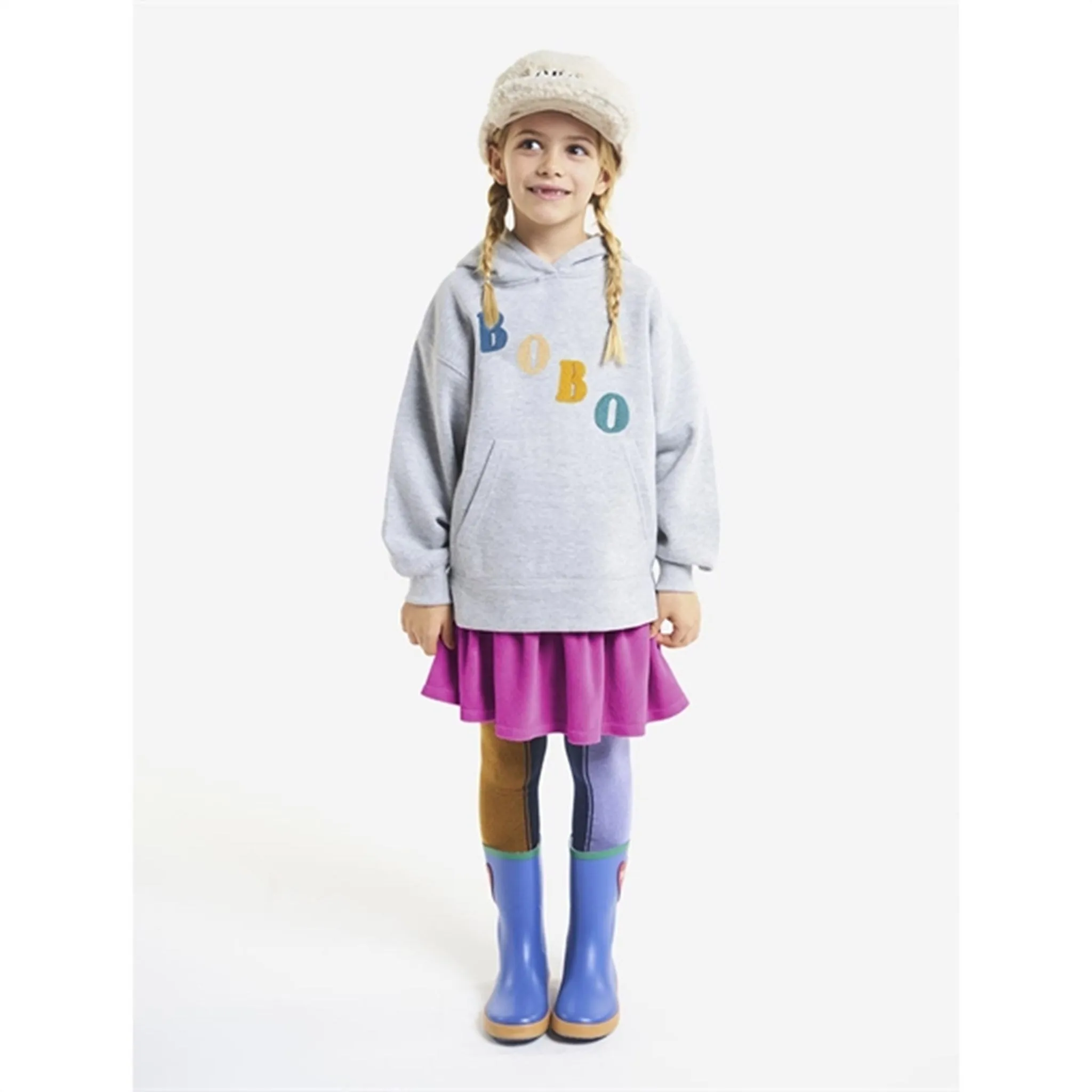 Bobo Choses Bobo Diagonal Hooded Sweatshirt