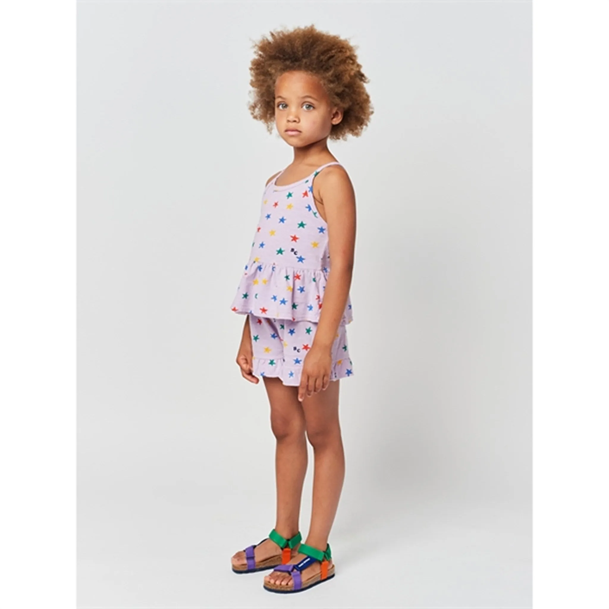 Bobo Choses Lavender Multicolor Stars All Over Tank Top