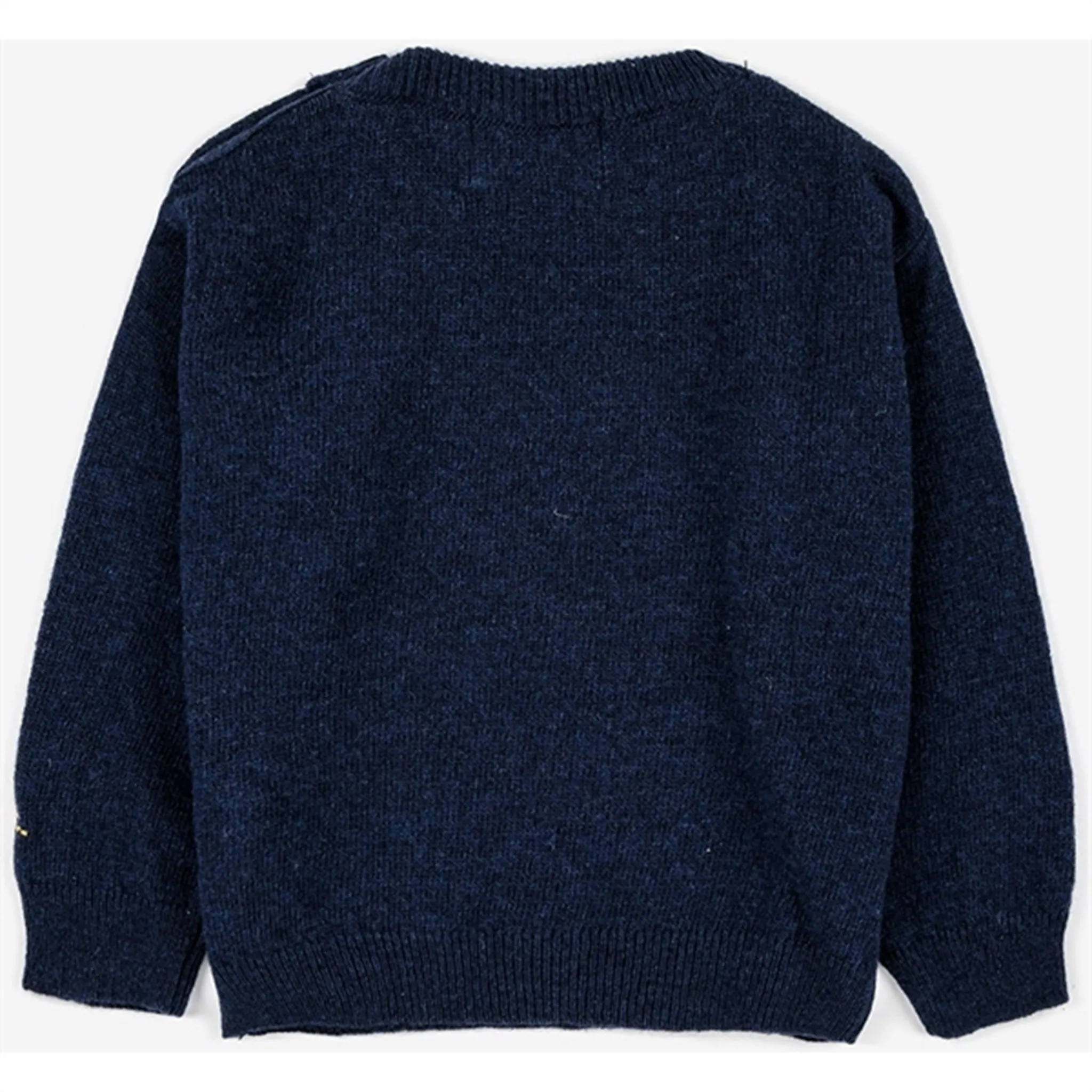 Bobo Choses Midnight Blue Rubber Duck Knit Blouse