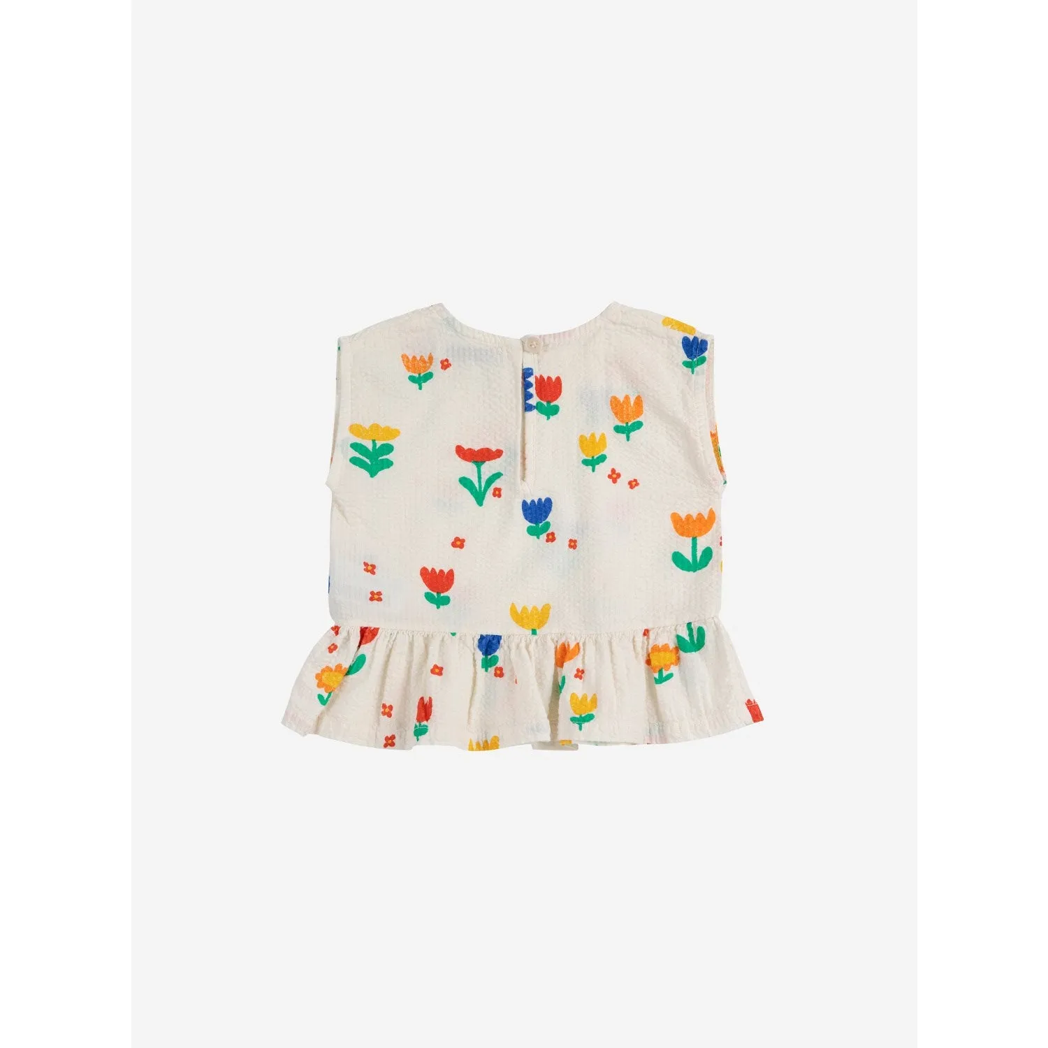Bobo Choses Multicolor Garden Party All Over Woven Top