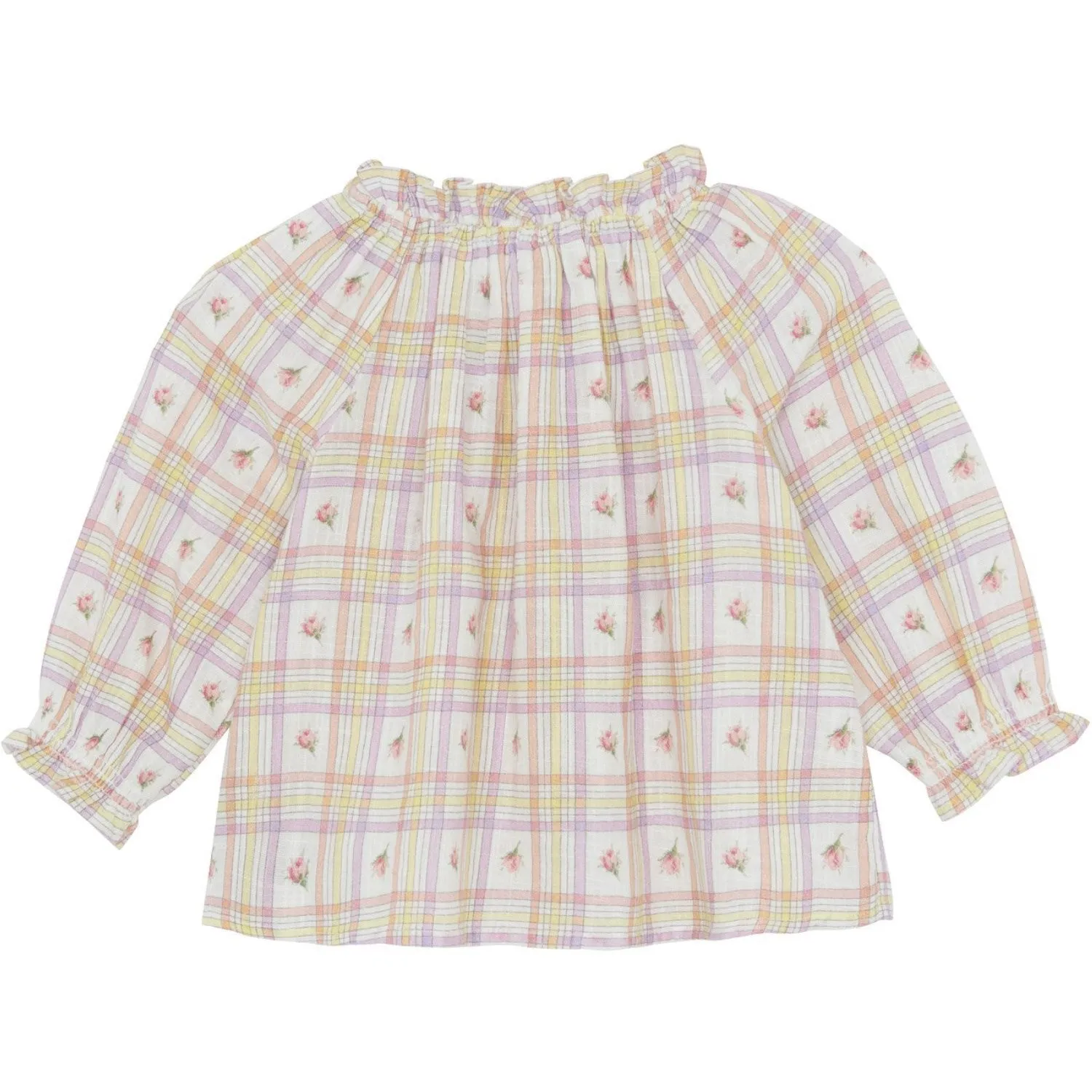 BONTON Carreau Bouton De Rose Reina Blouse