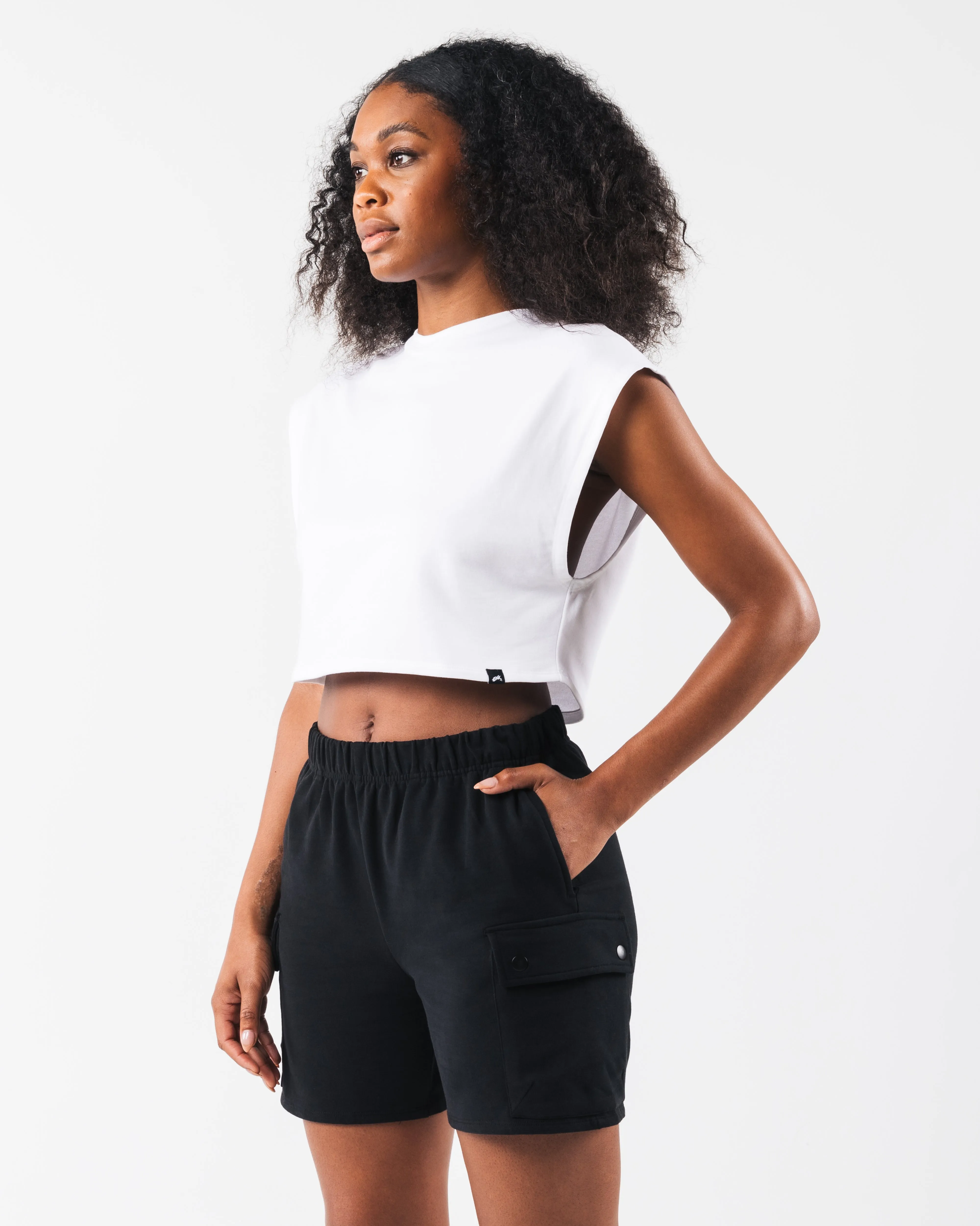 Boxer Tee - White Alphalete Athletics