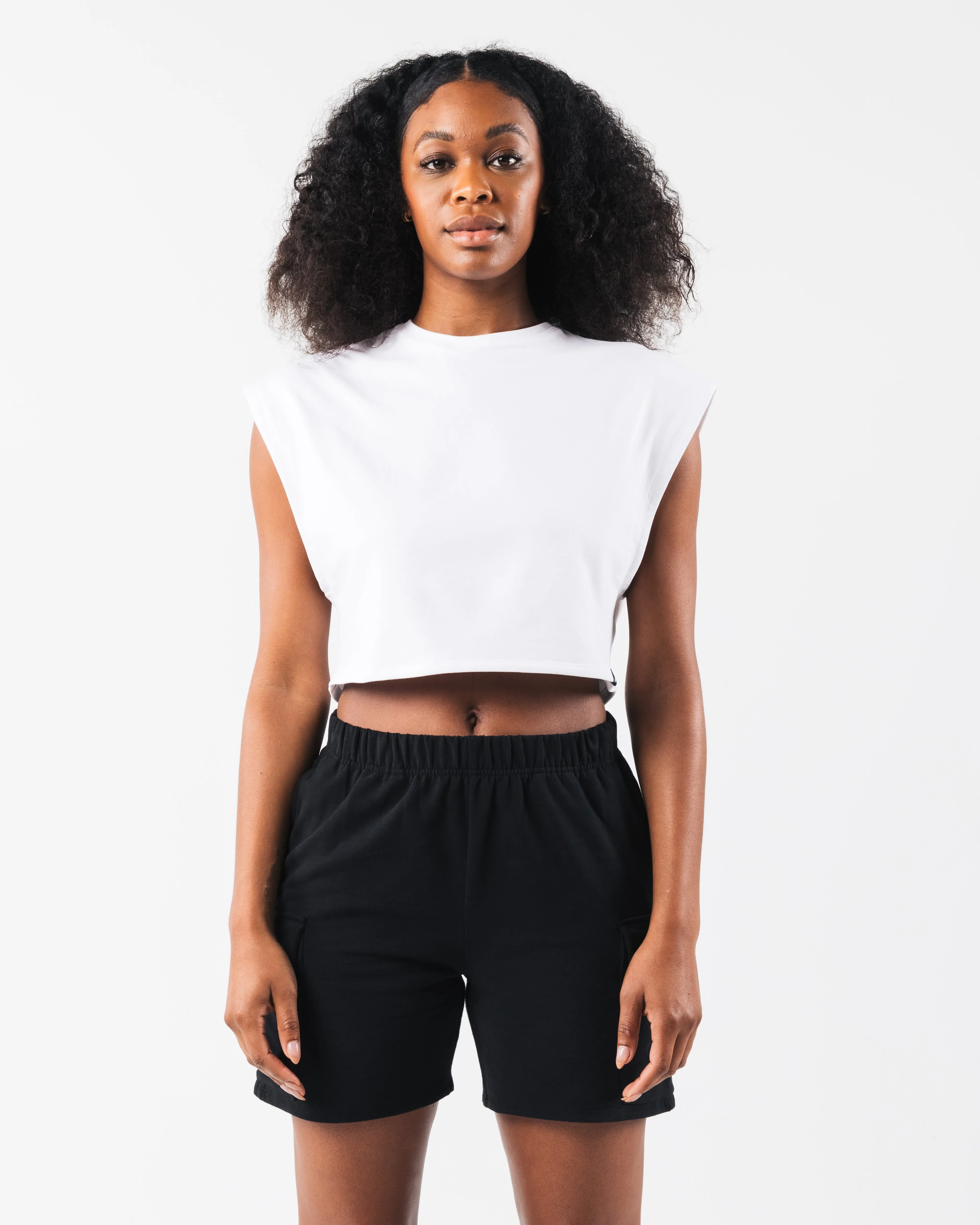Boxer Tee - White Alphalete Athletics
