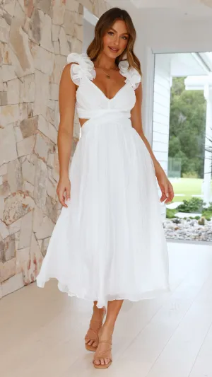 Cadell Maxi Dress - White Billy J