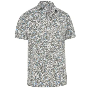 Callaway Artificial Nature Print Polo Shirt - Black Lichen