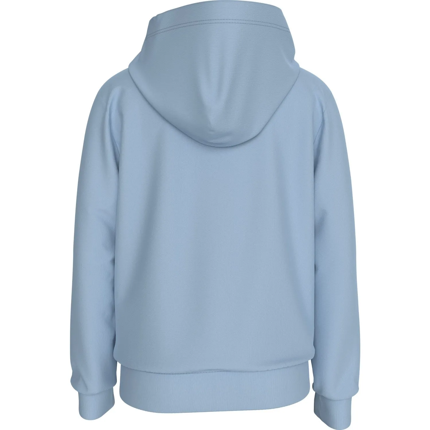Calvin Klein Faded Denim Monogram Mini Badge Hoodie