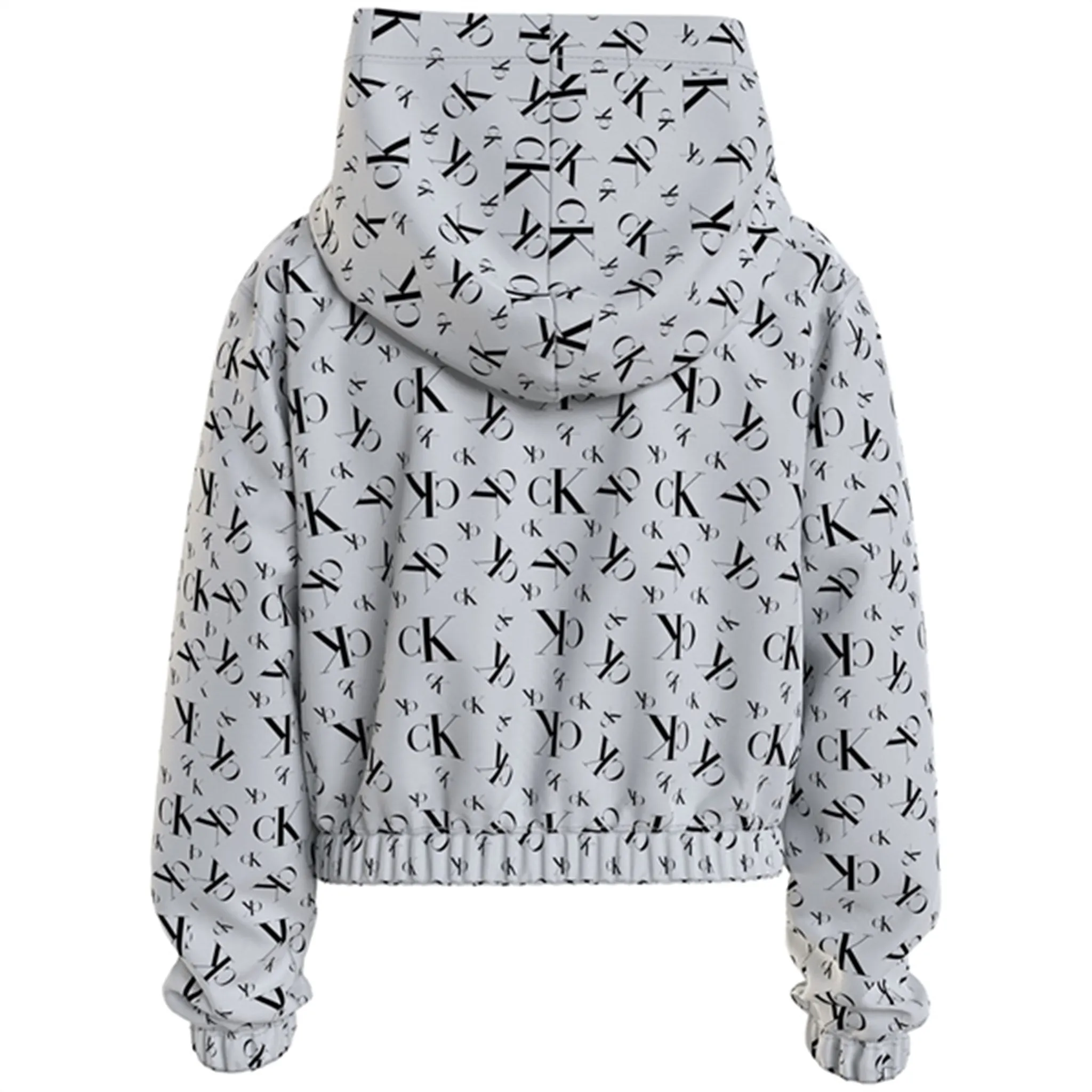 Calvin Klein Hoodie Monogram Aop Grey/ Black