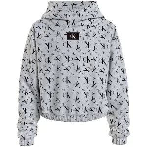 Calvin Klein Hoodie Monogram Aop Grey/ Black