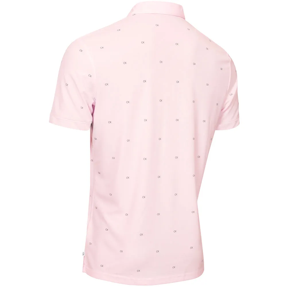 Calvin Klein Monogram Polo Shirt - Pink