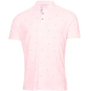 Calvin Klein Monogram Polo Shirt - Pink