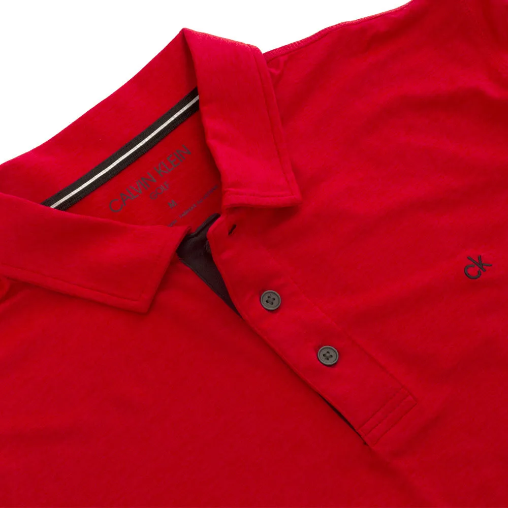 Calvin Klein Newport Polo Shirt - Power Red Marl