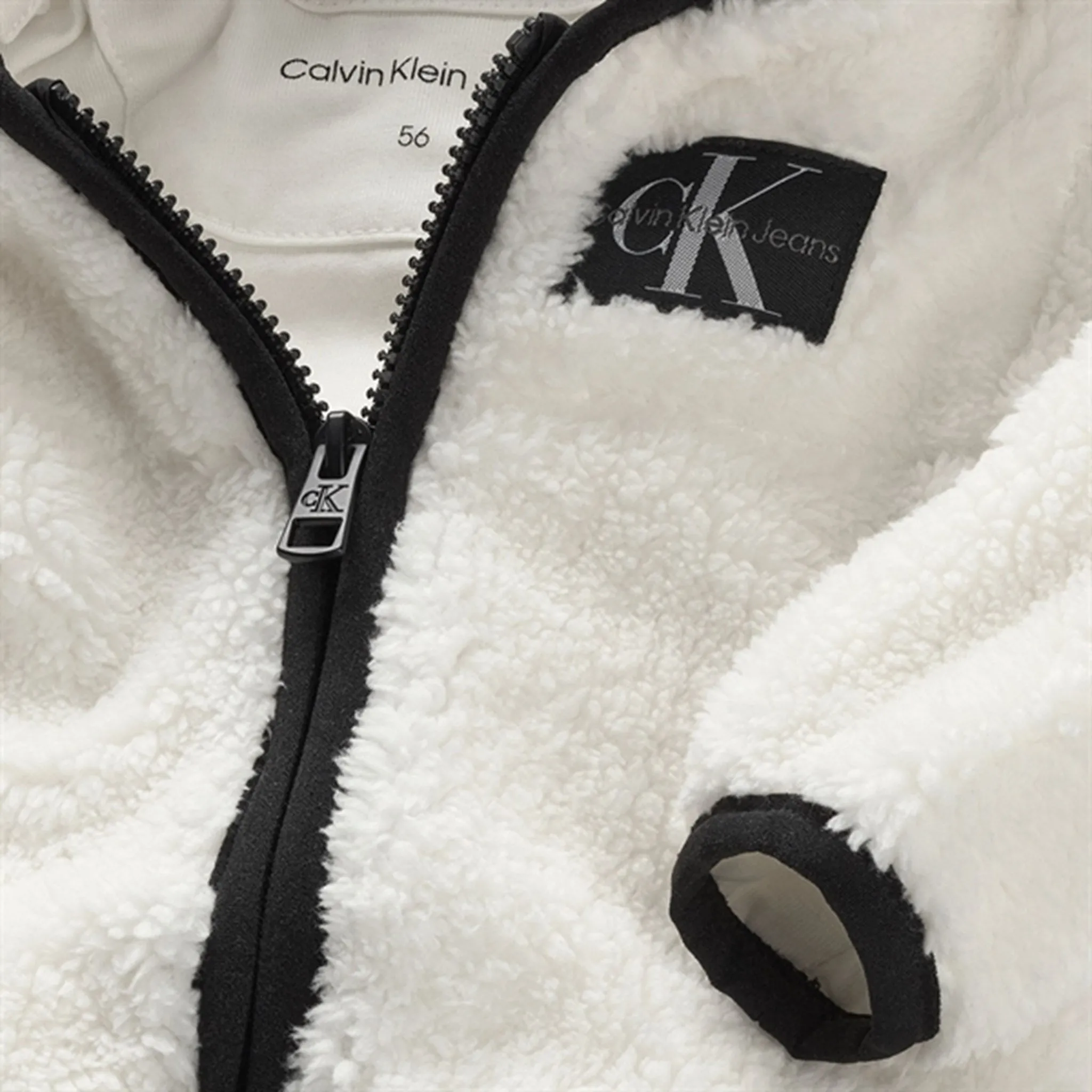Calvin Klein Teddy Jumpsuit Ivory