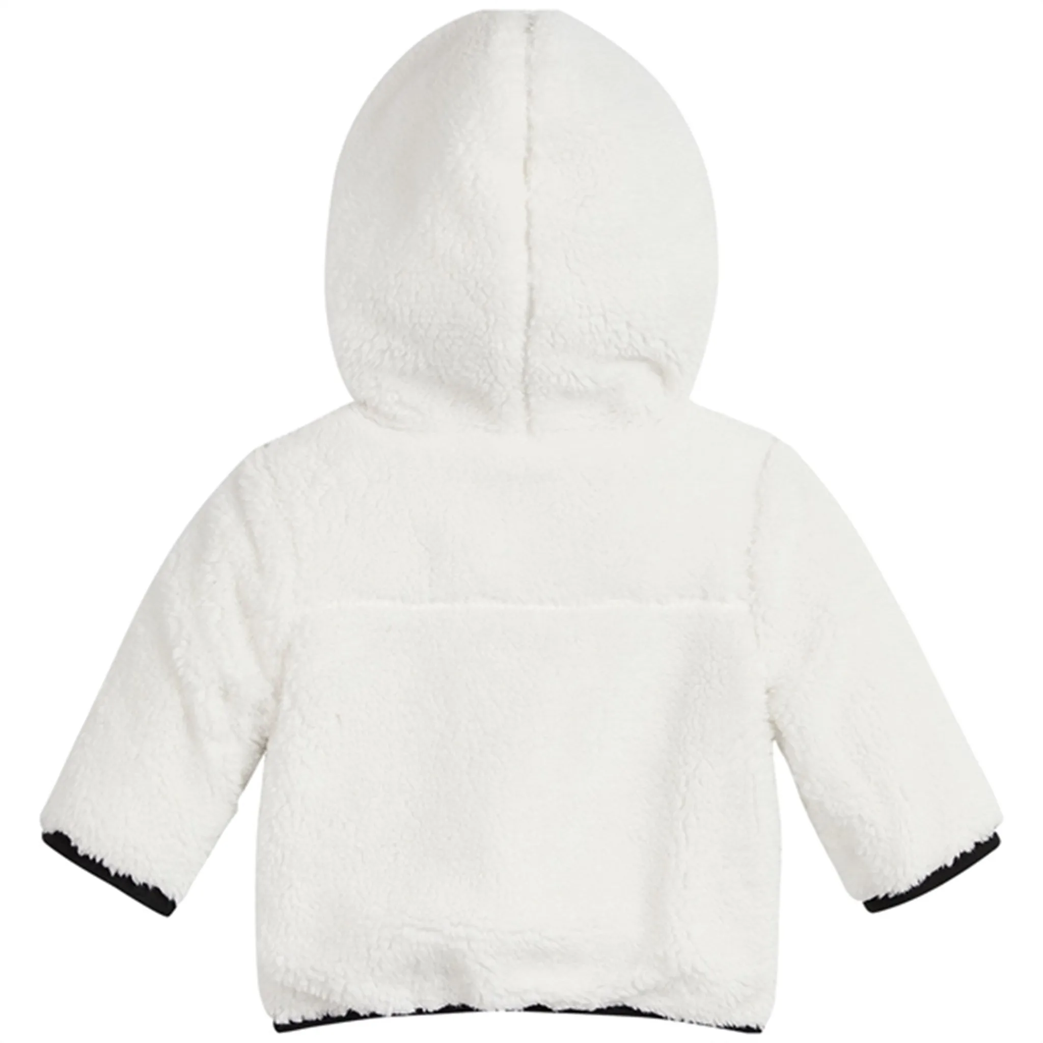 Calvin Klein Teddy Zip Through Hoodie Ivory