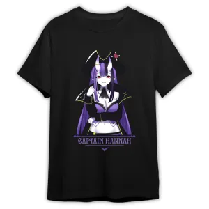 Captain Hannah Demon Captain Anime T-Shirt