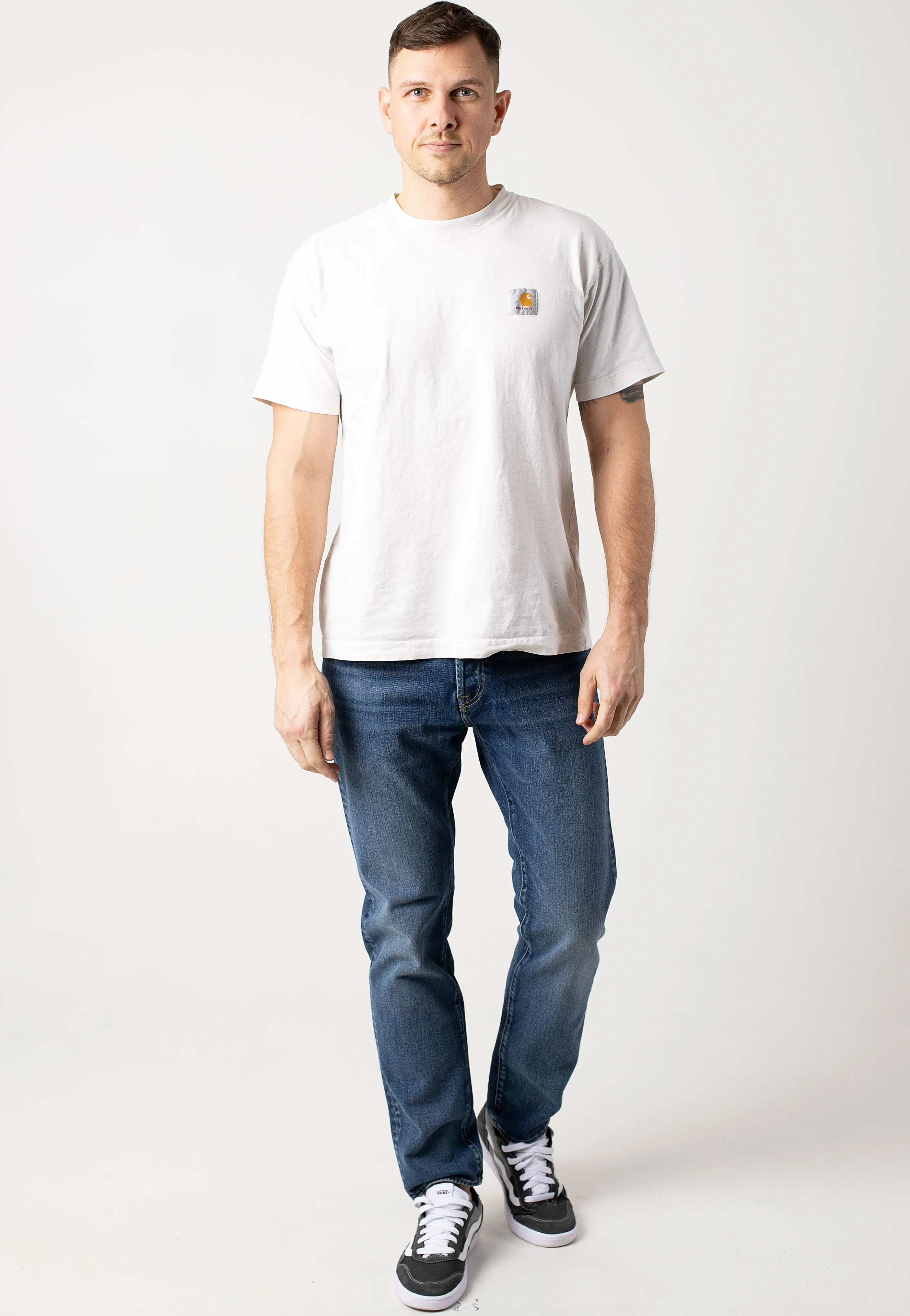 Carhartt WIP - Klondike Dark Used Wash Blue - Jeans