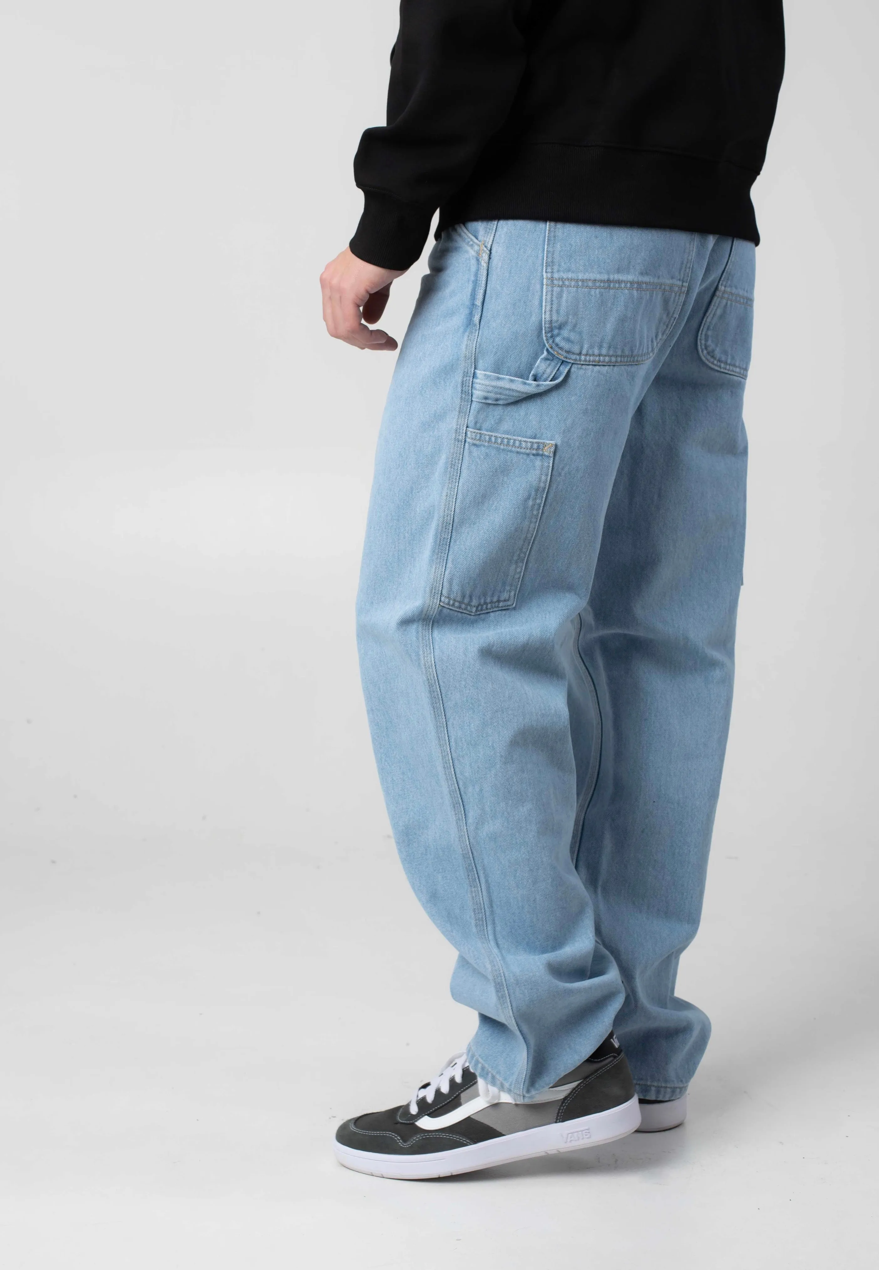Carhartt WIP - Single Knee Heavy Stone Bleached Blue - Jeans