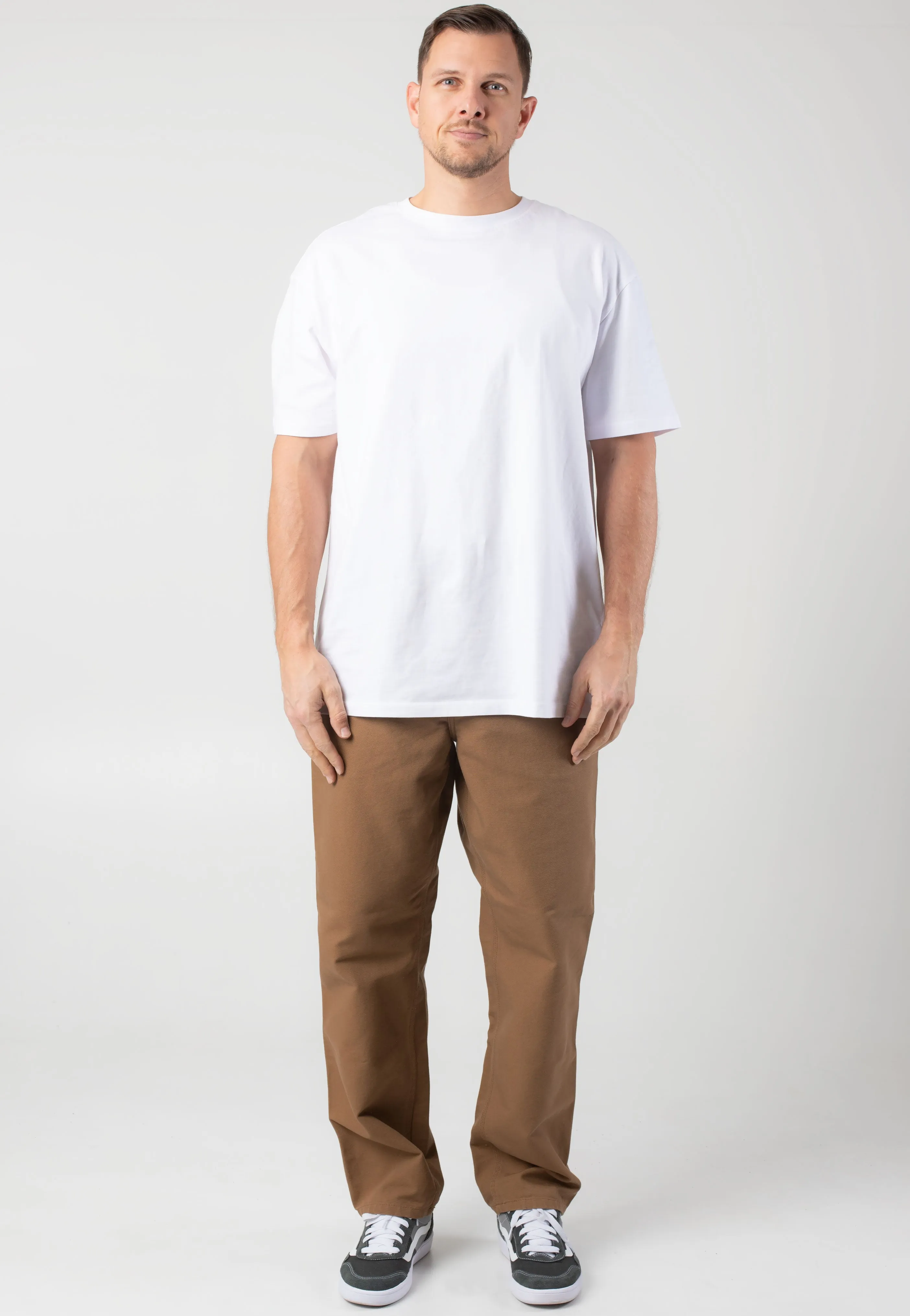 Carhartt WIP - Single Knee Rinsed Hamilton Brown - Pants