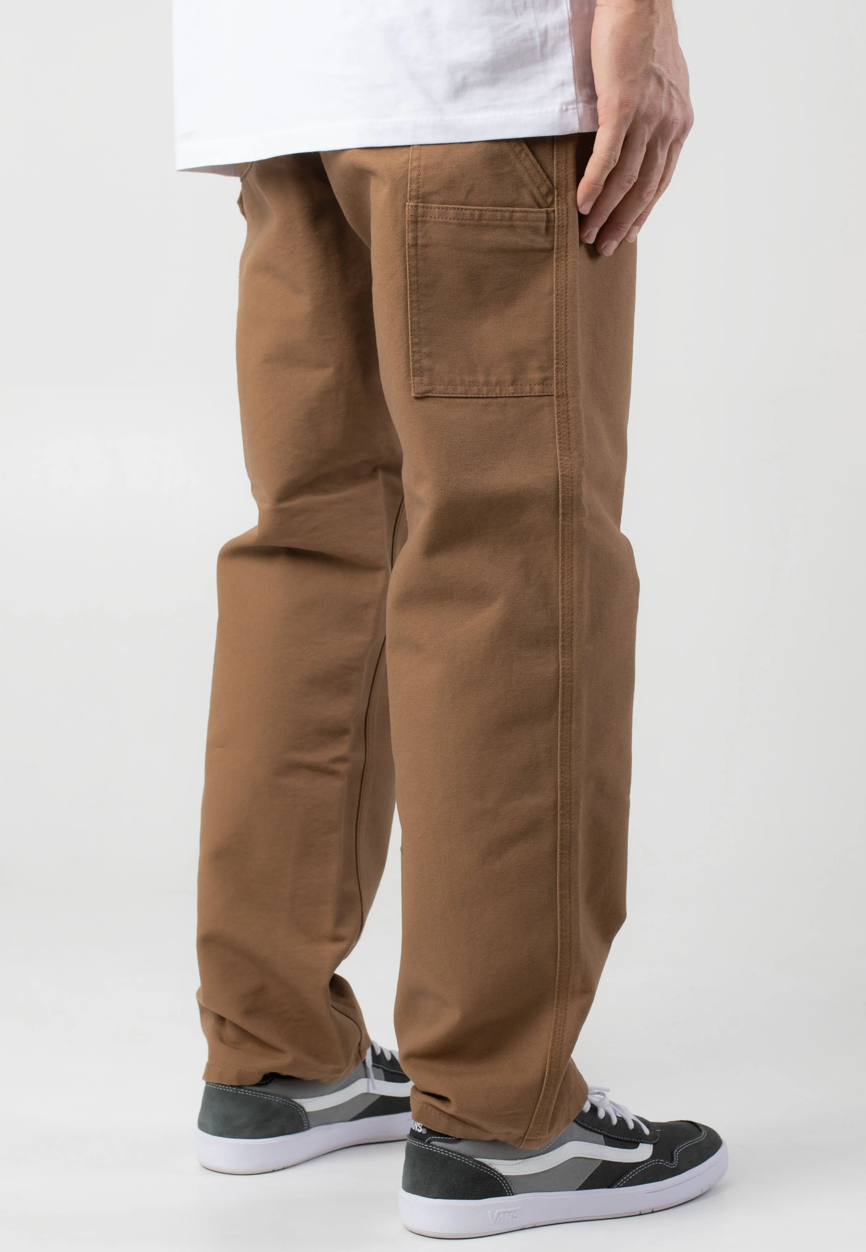 Carhartt WIP - Single Knee Rinsed Hamilton Brown - Pants