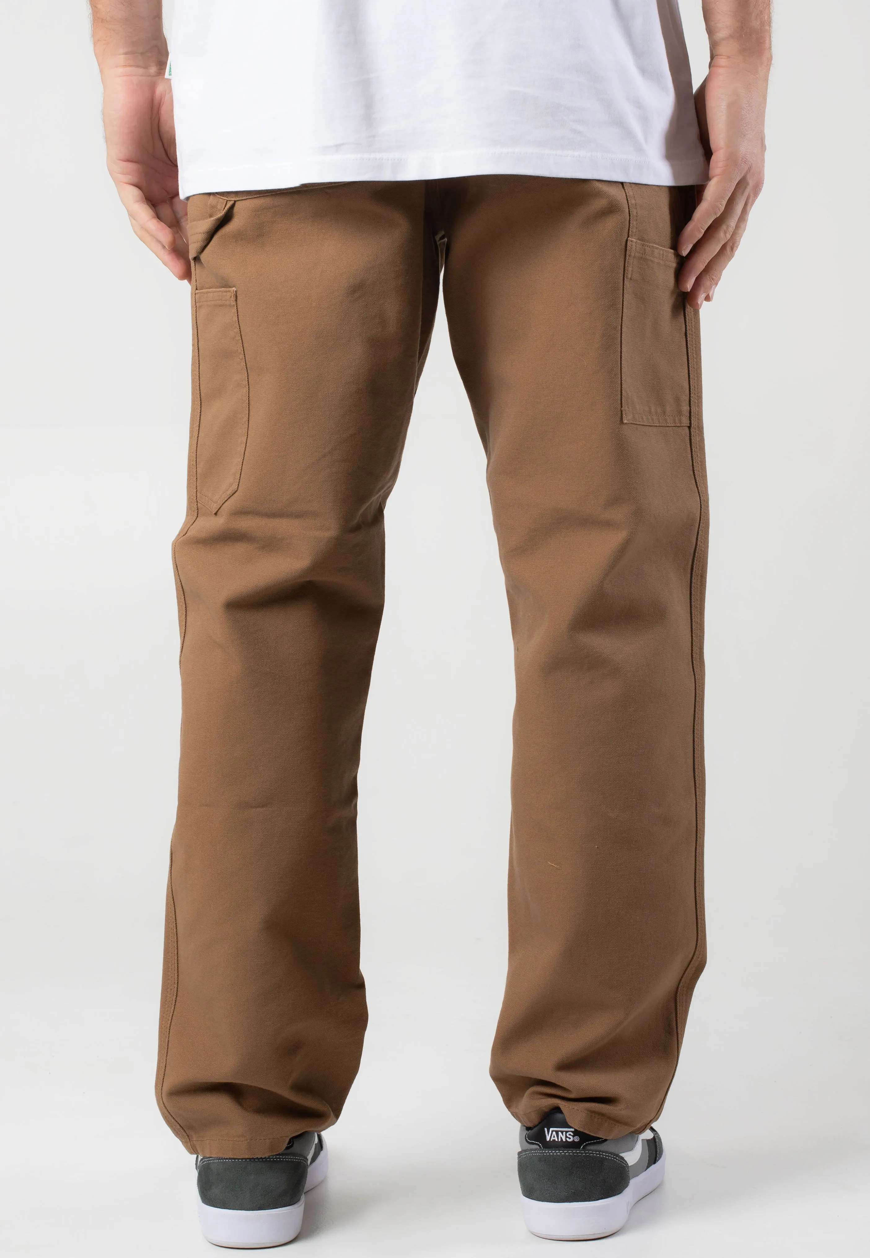 Carhartt WIP - Single Knee Rinsed Hamilton Brown - Pants