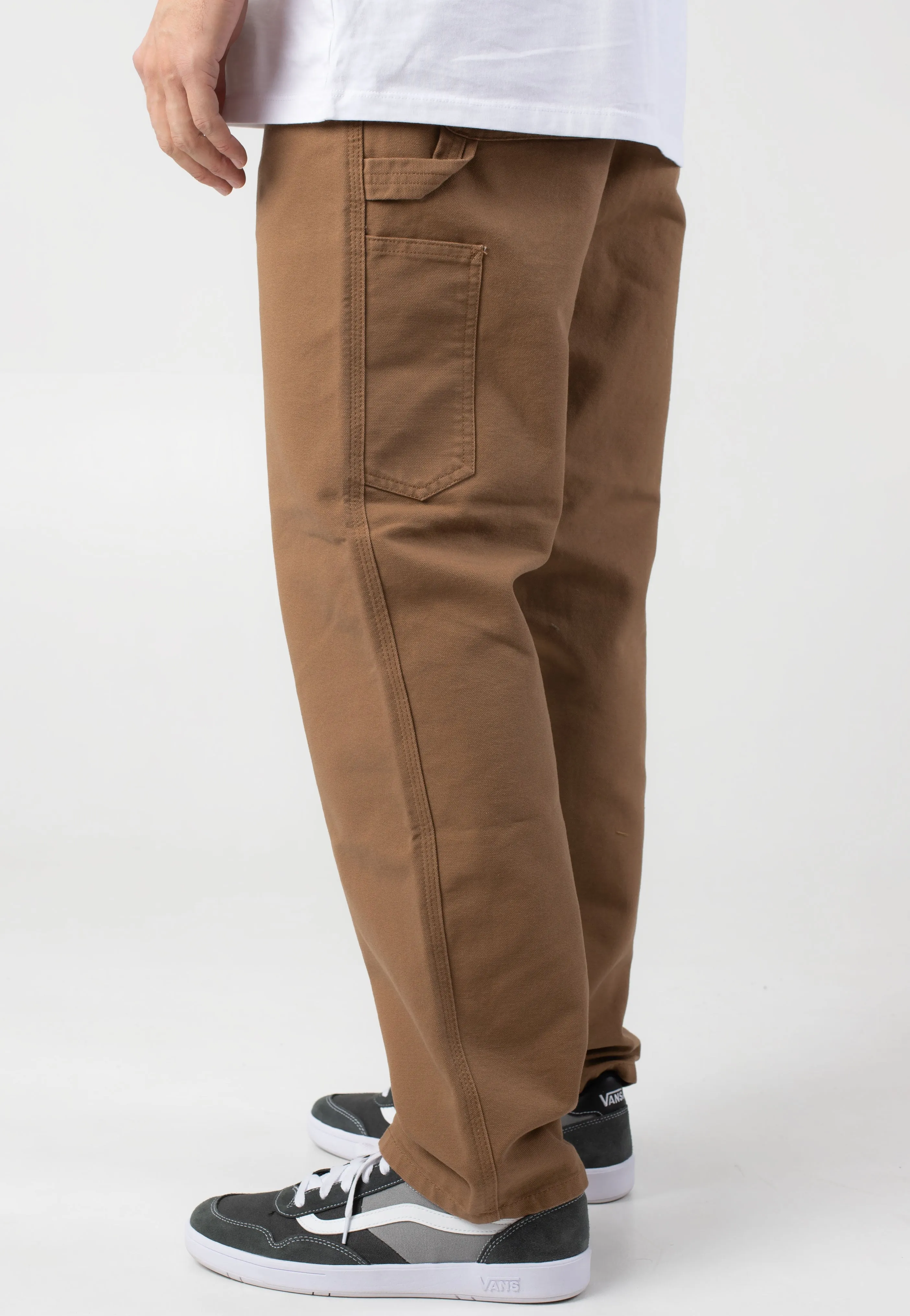 Carhartt WIP - Single Knee Rinsed Hamilton Brown - Pants