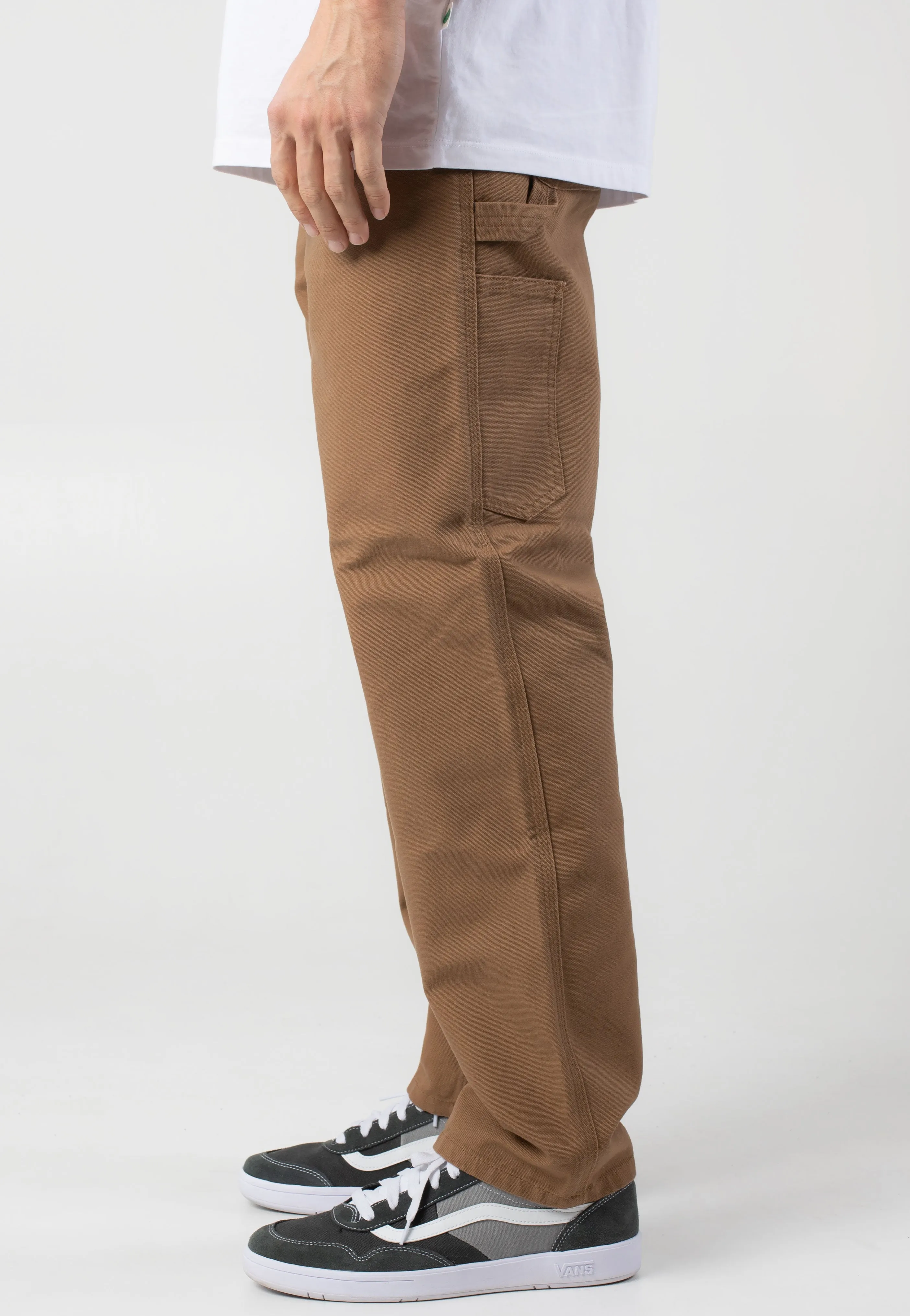 Carhartt WIP - Single Knee Rinsed Hamilton Brown - Pants