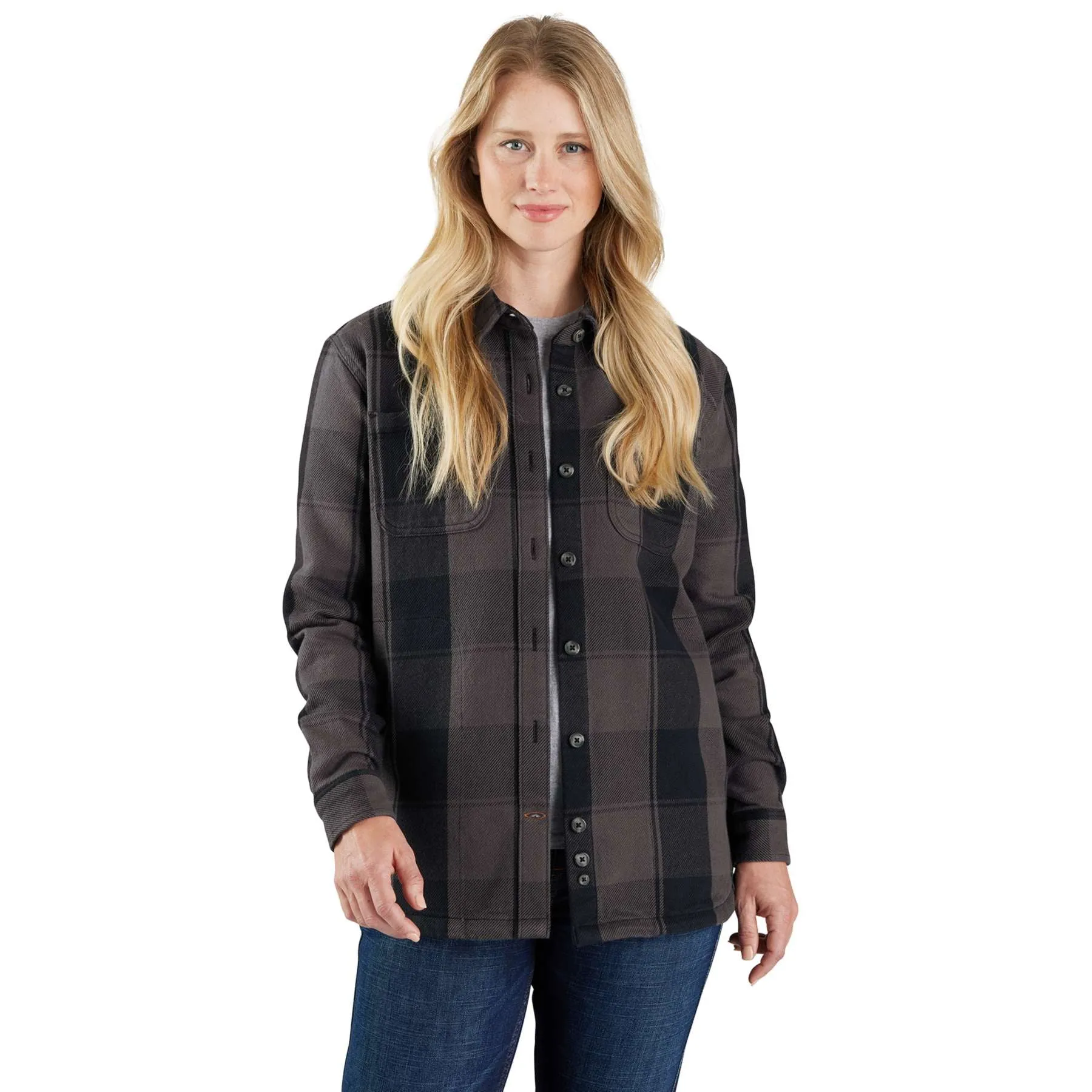 Carhartt Women's Rugged Flex Loose Fit Heavyweight Duck Overshirt