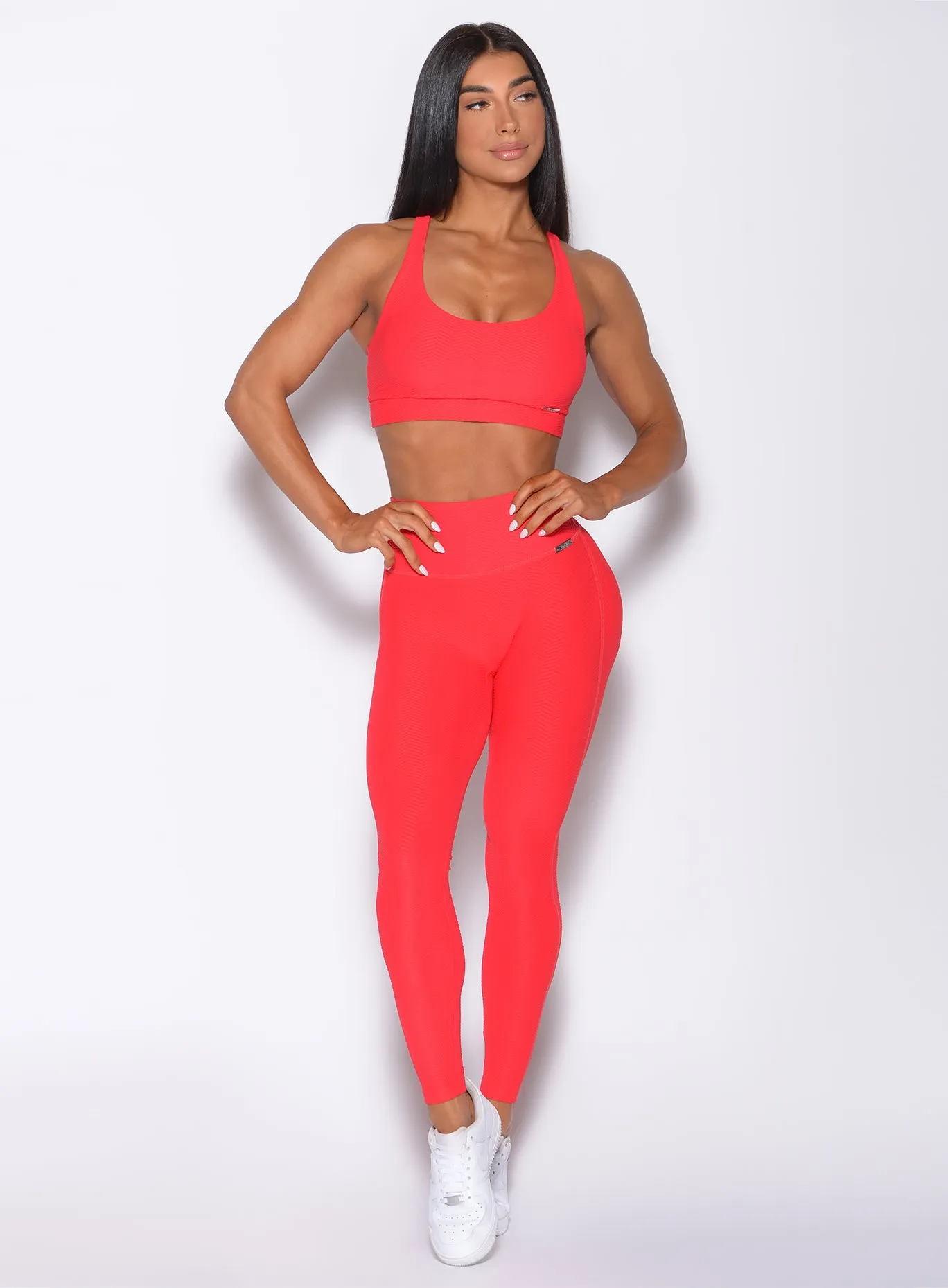 Chevron Sports Bra Bombshell