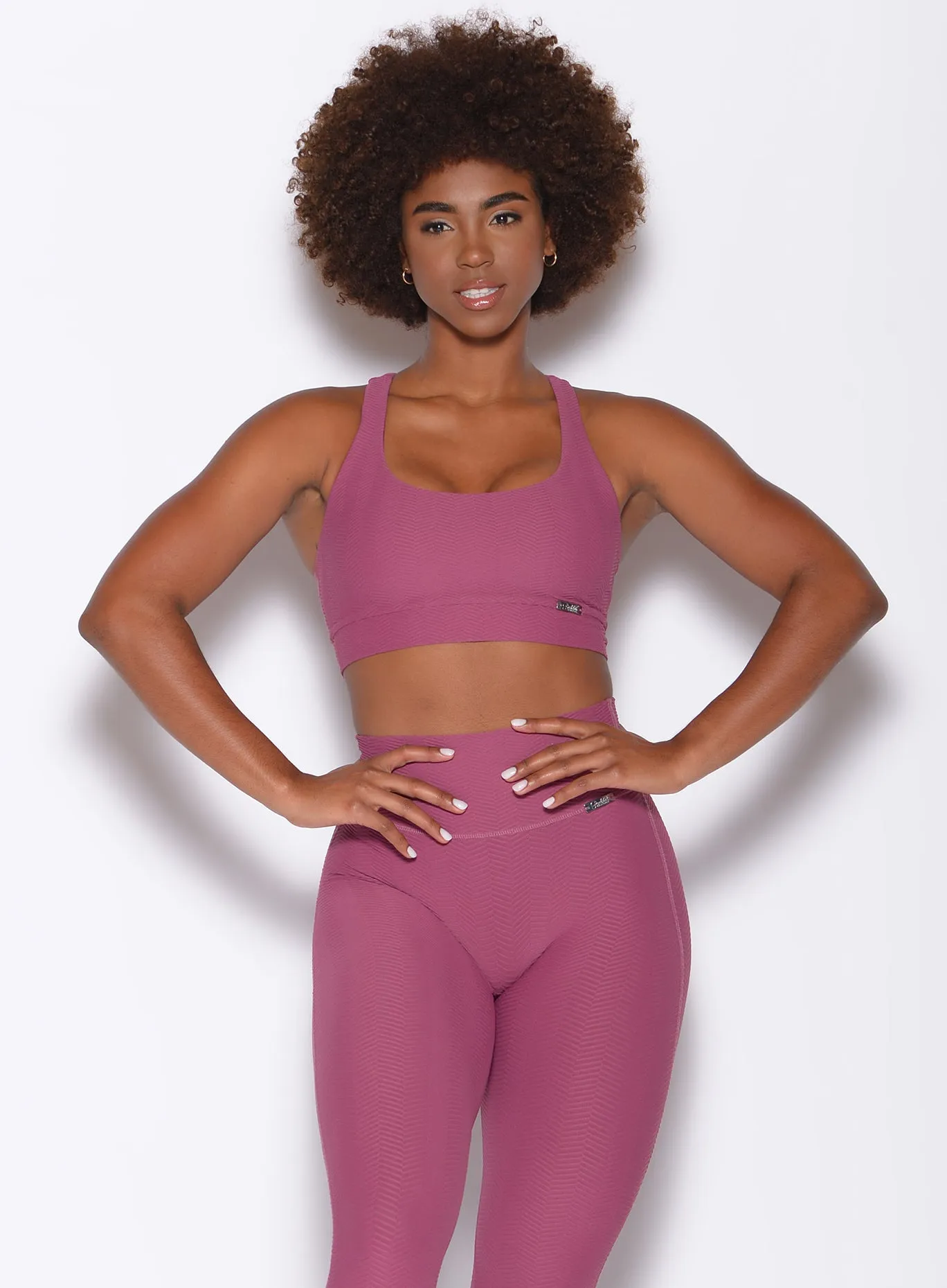 Chevron Sports Bra Bombshell