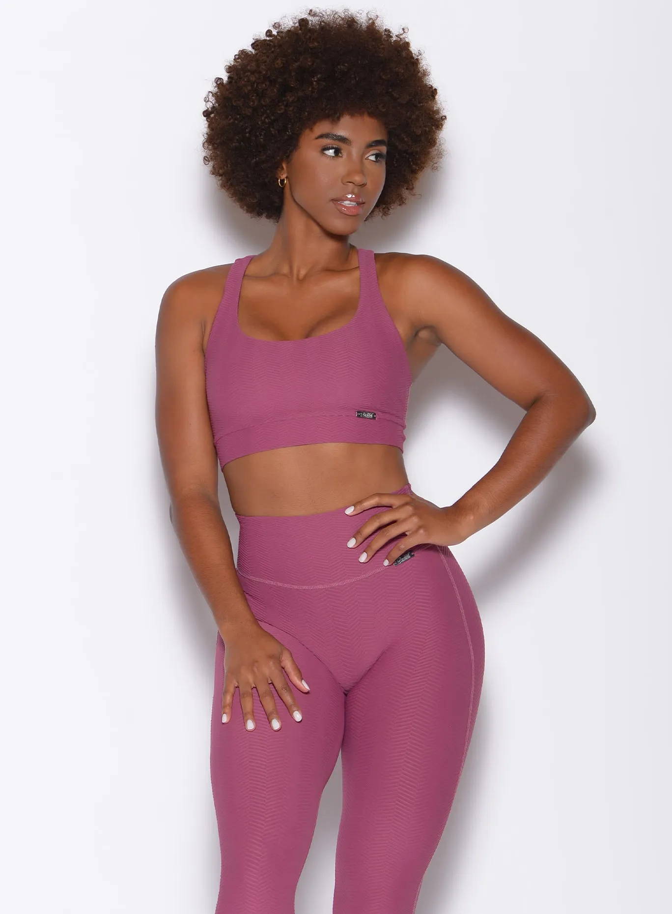 Chevron Sports Bra Bombshell