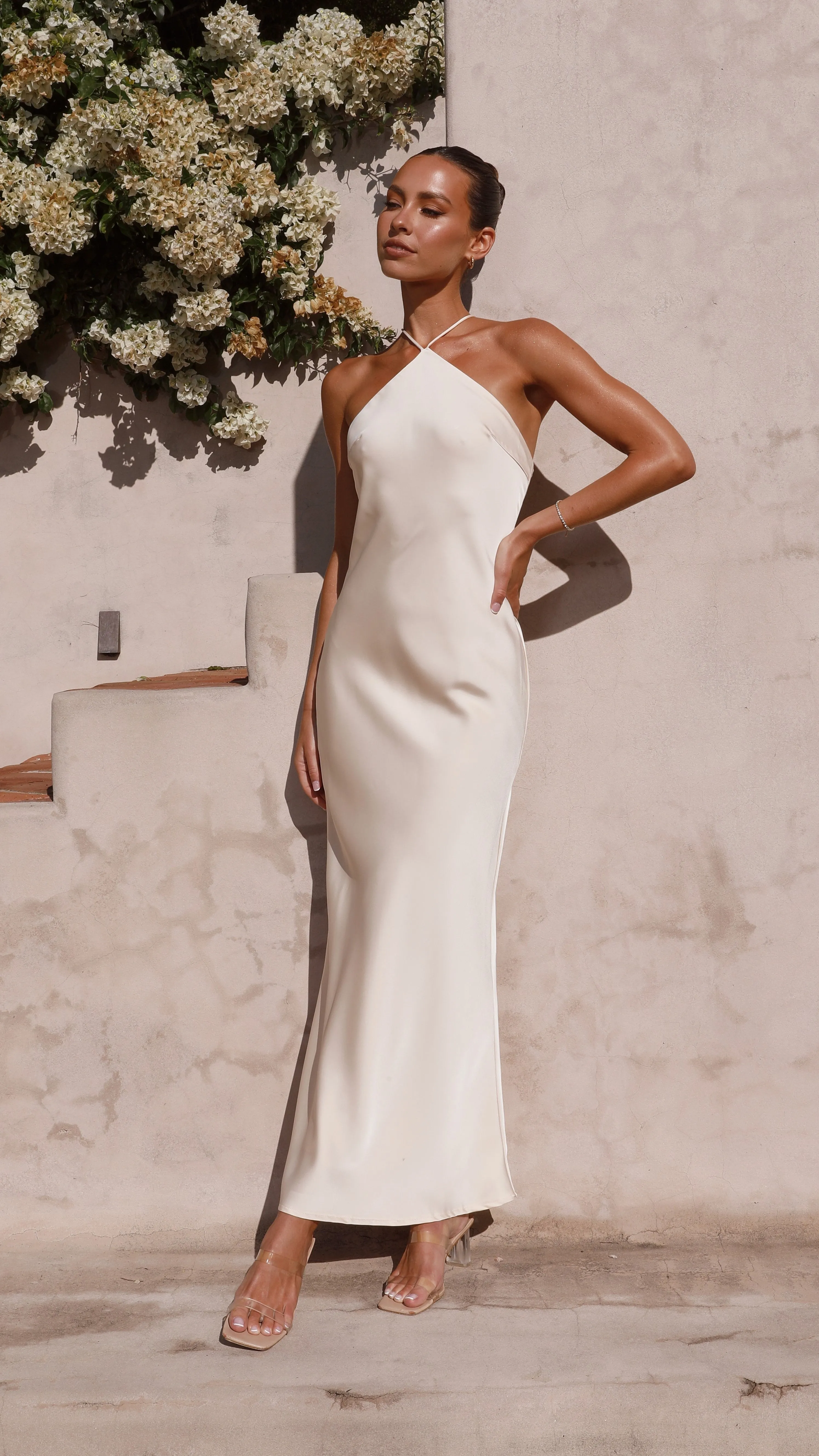 Chiara Maxi Dress - Champagne Billy J