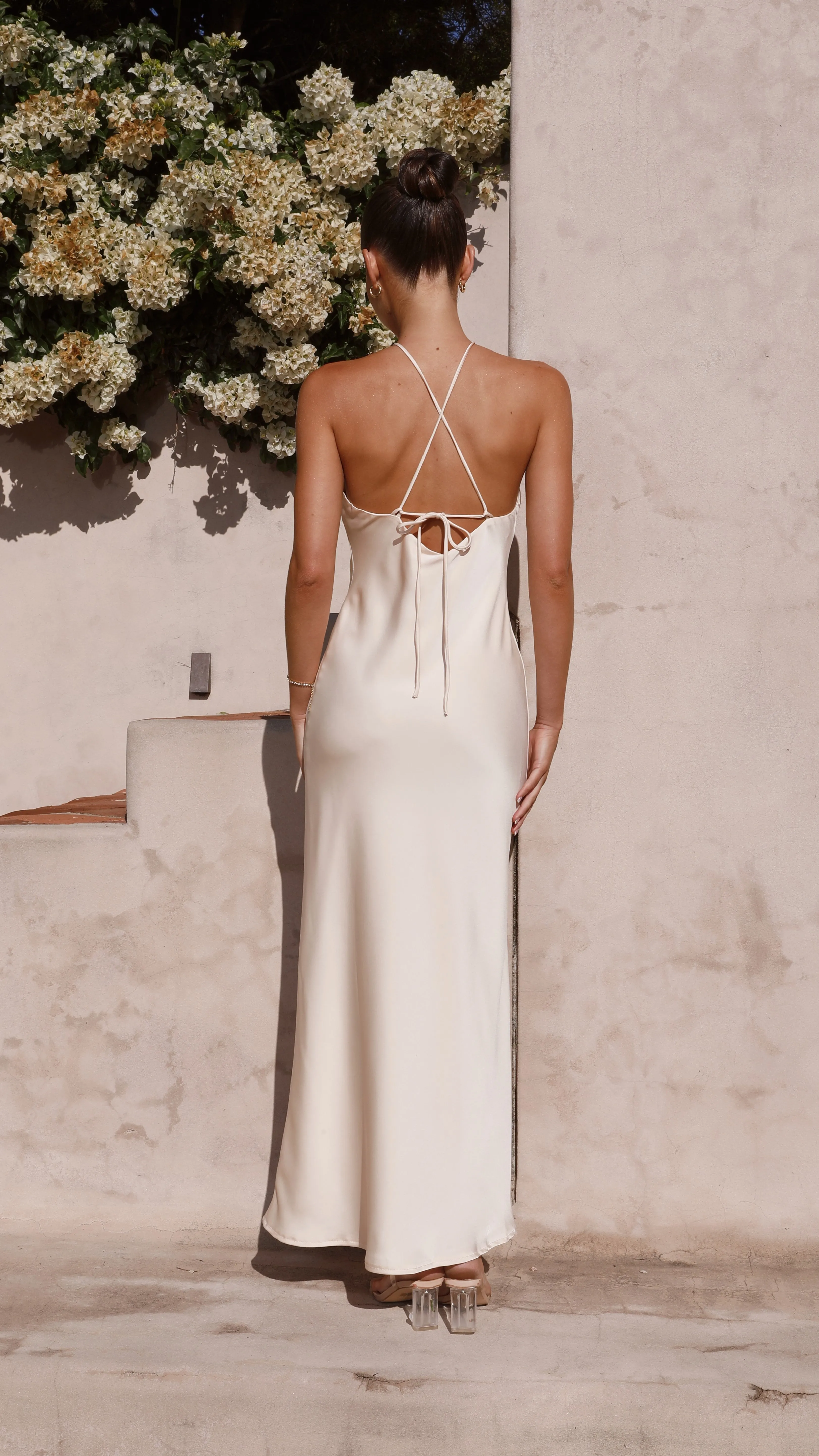 Chiara Maxi Dress - Champagne Billy J