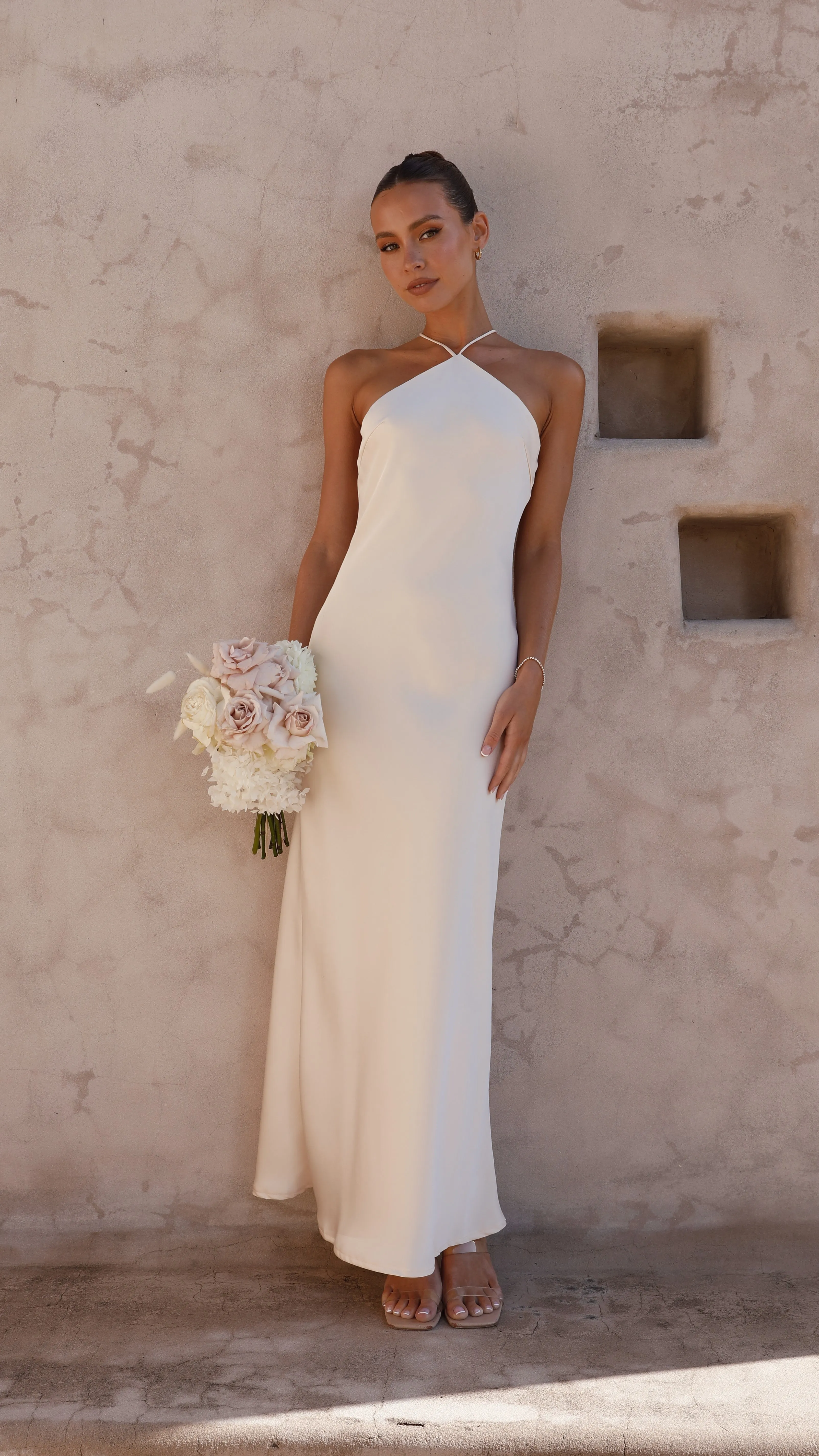 Chiara Maxi Dress - Champagne Billy J