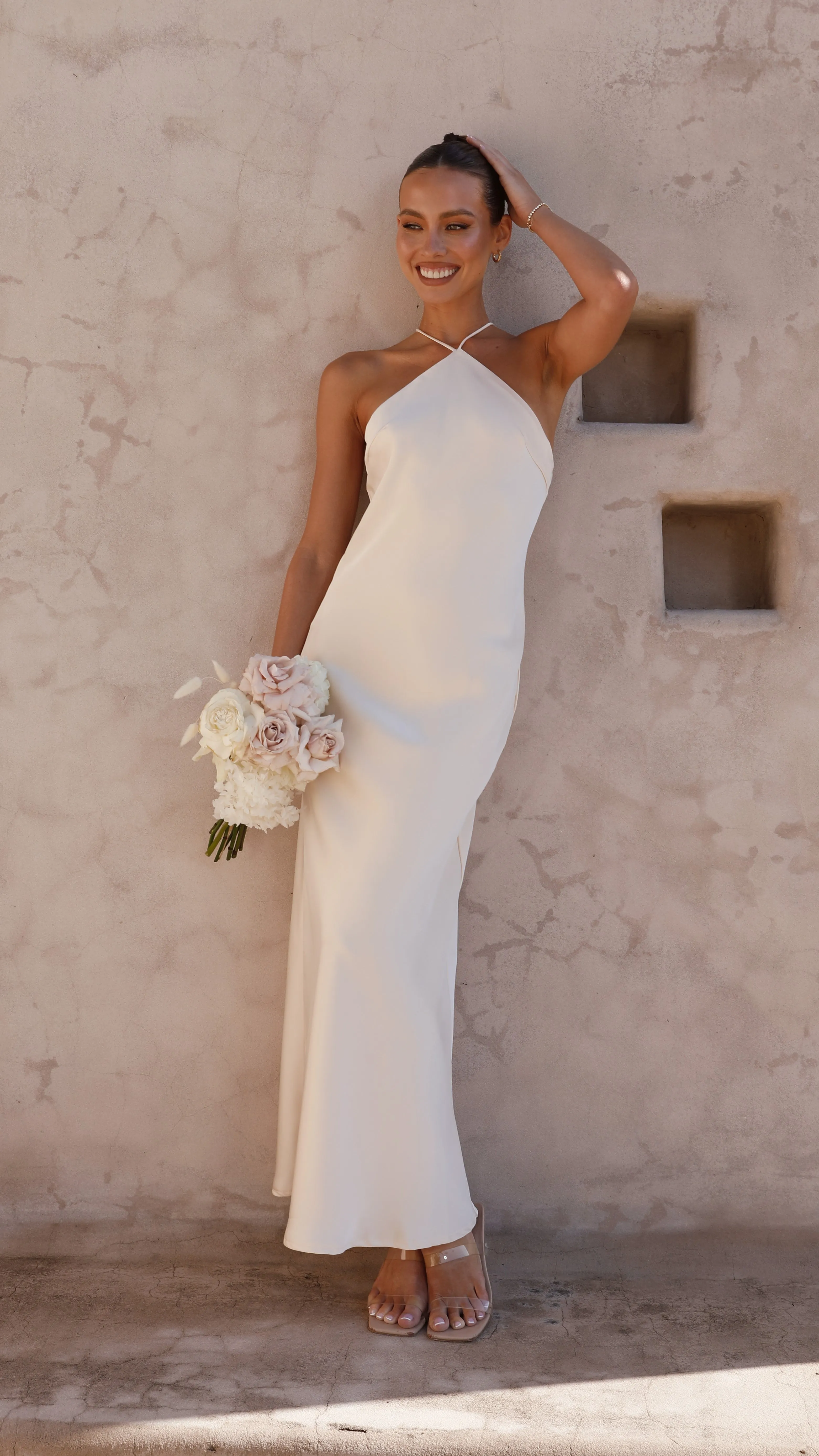 Chiara Maxi Dress - Champagne Billy J
