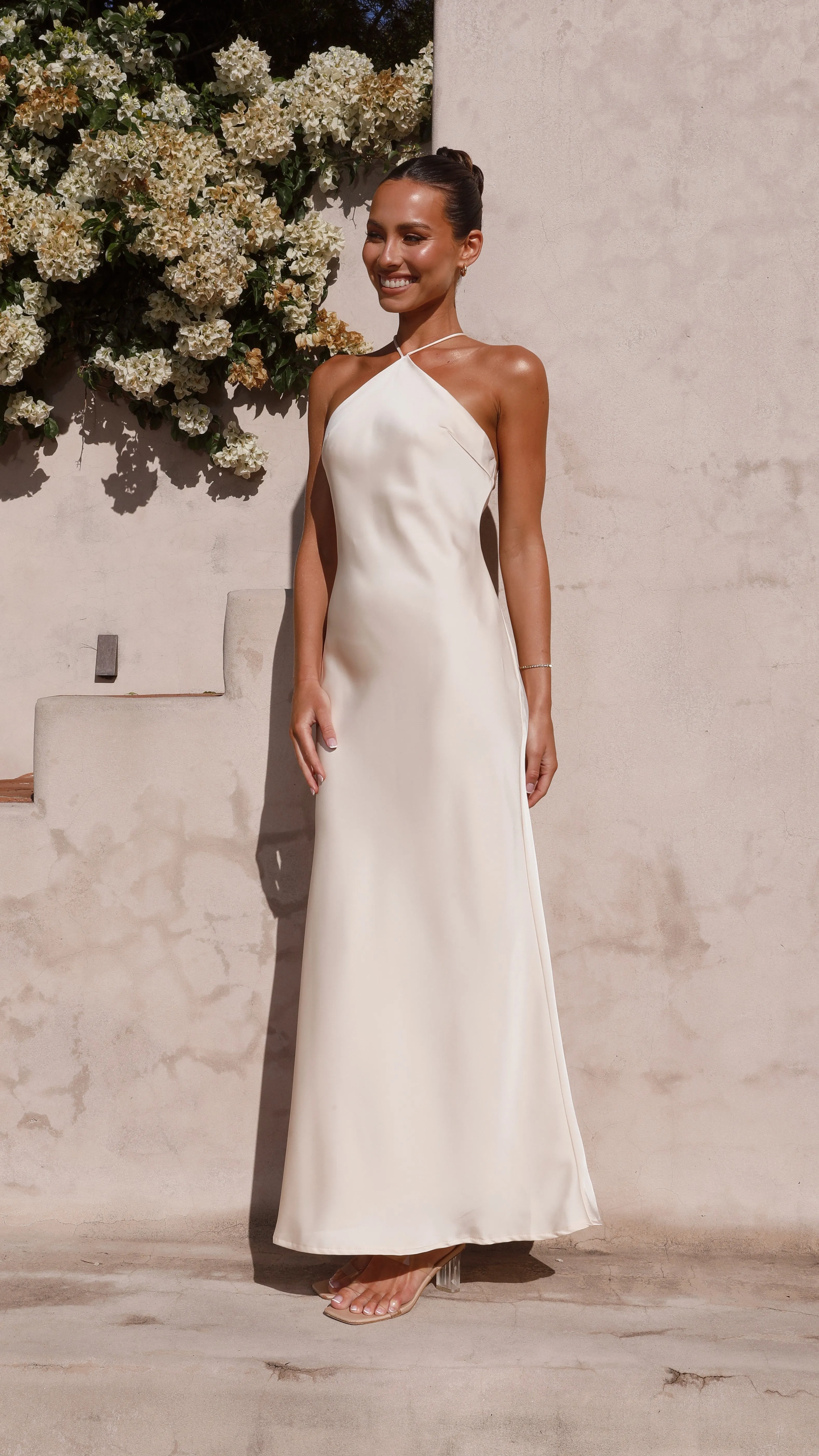 Chiara Maxi Dress - Champagne Billy J