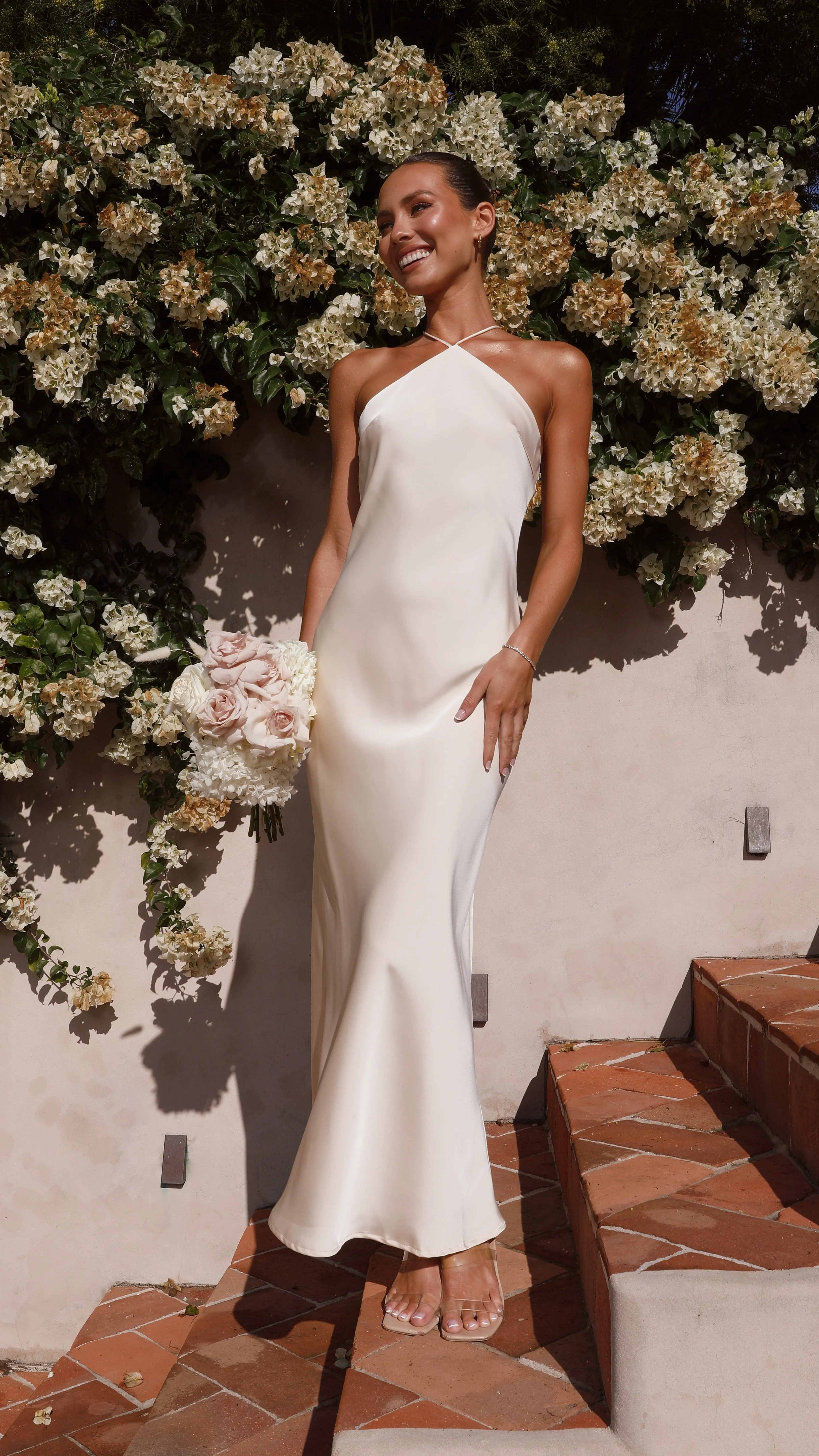Chiara Maxi Dress - Champagne Billy J