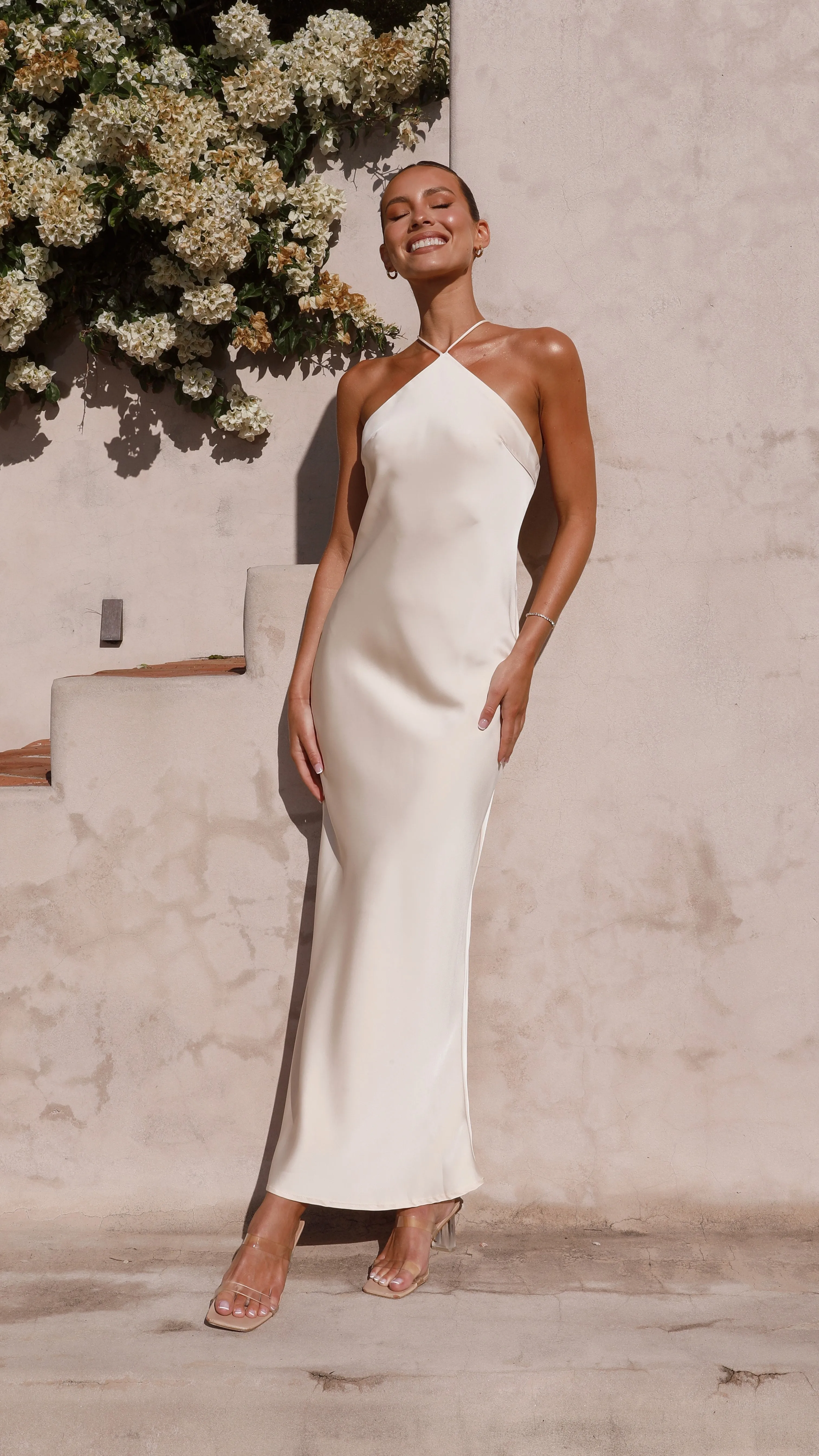 Chiara Maxi Dress - Champagne Billy J