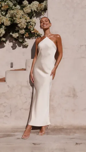 Chiara Maxi Dress - Champagne Billy J