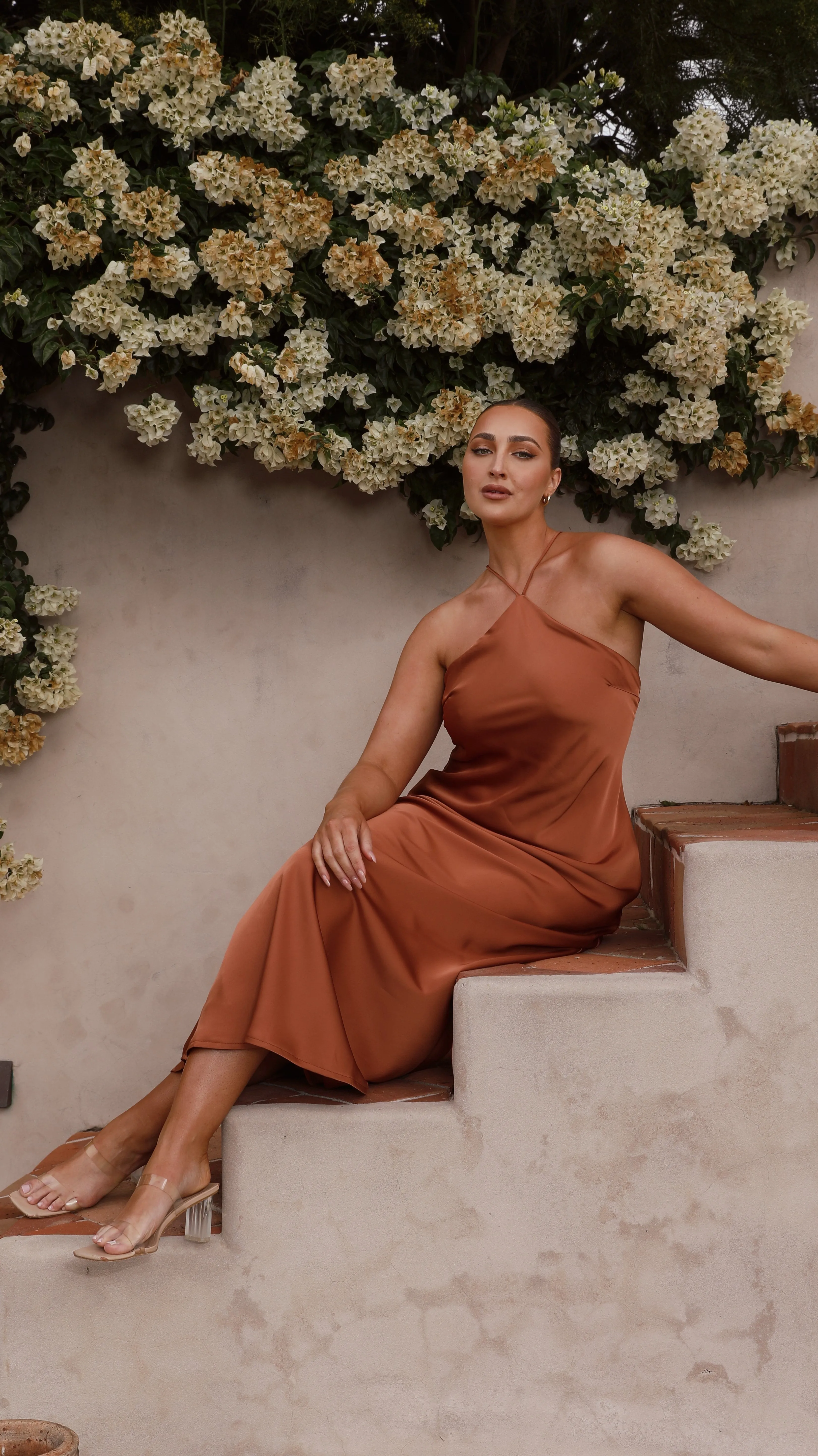 Chiara Maxi Dress - Copper Billy J