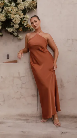 Chiara Maxi Dress - Copper Billy J