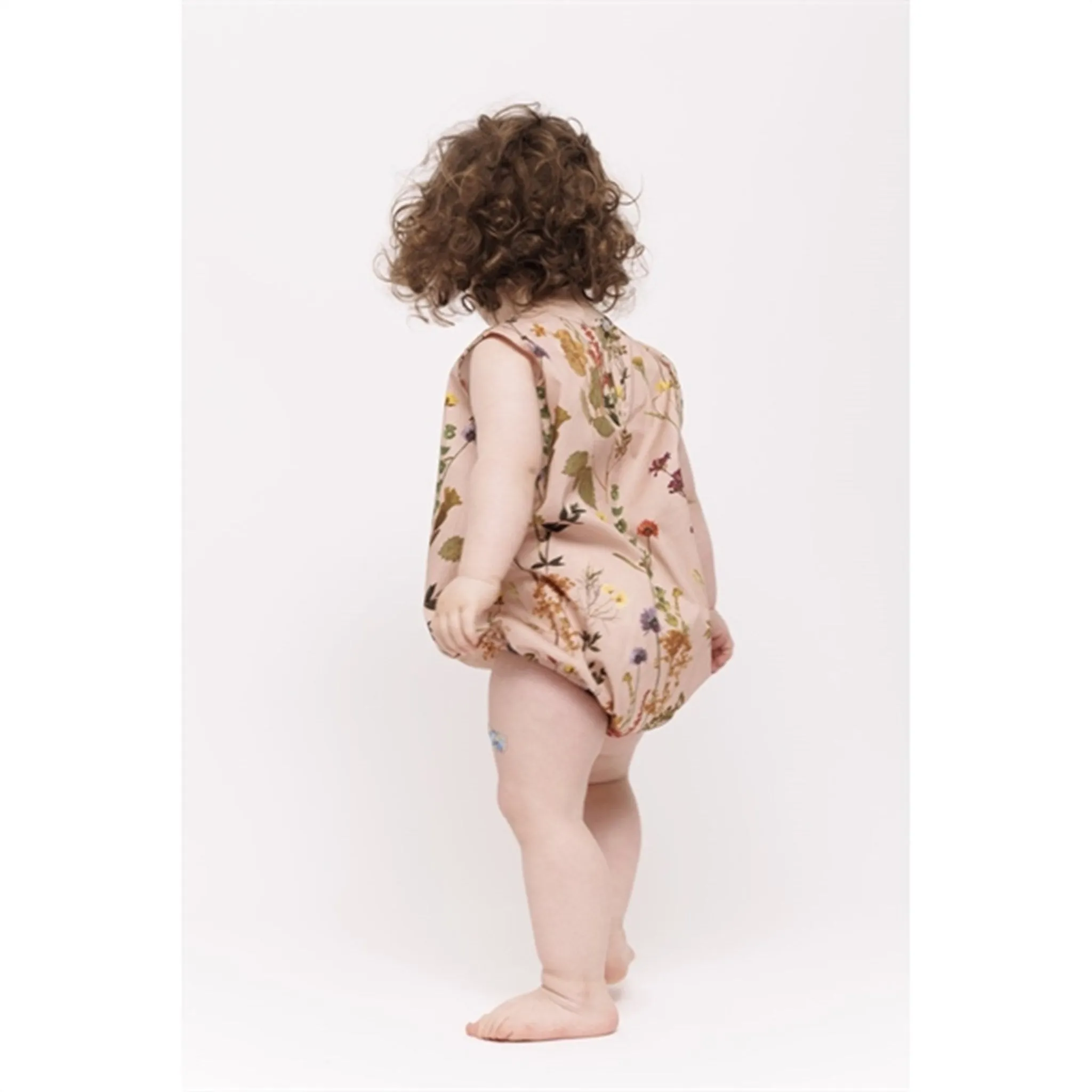 Christina Rohde 812 Romper Lovely Pale Rose Floral