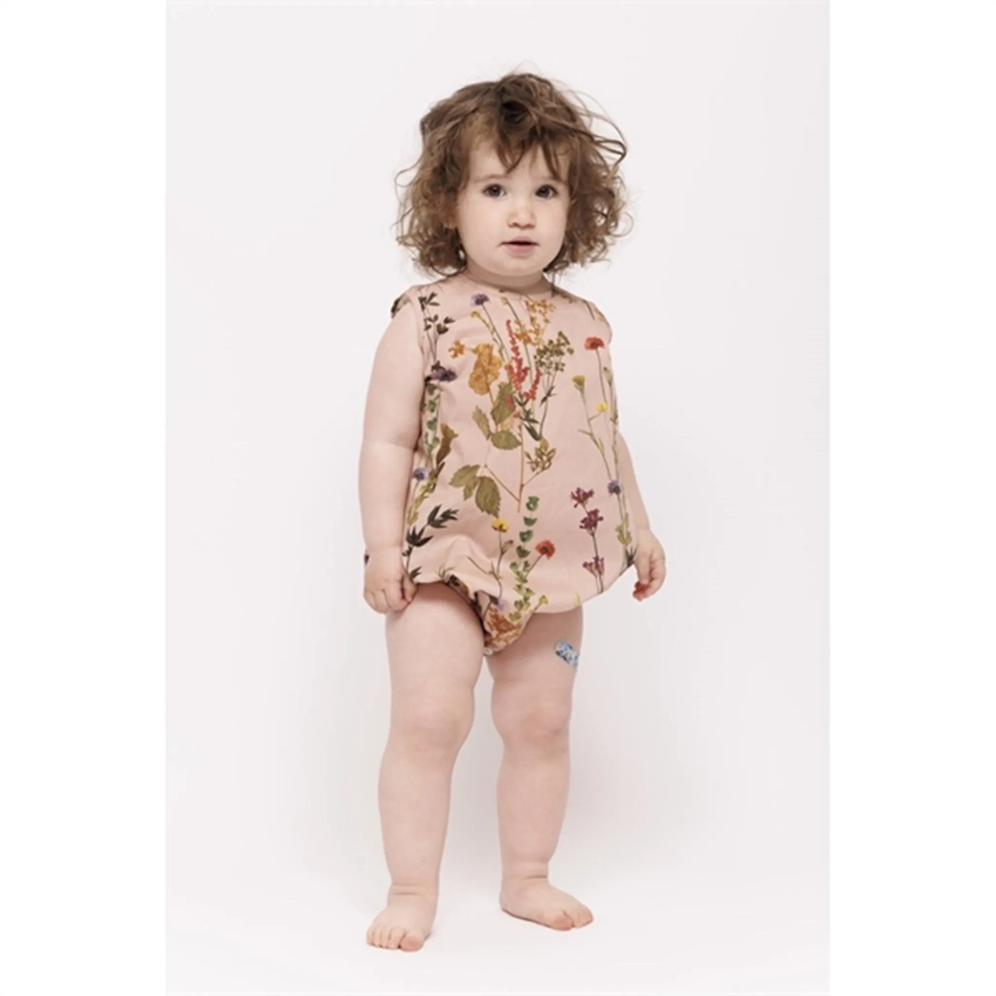 Christina Rohde 812 Romper Lovely Pale Rose Floral