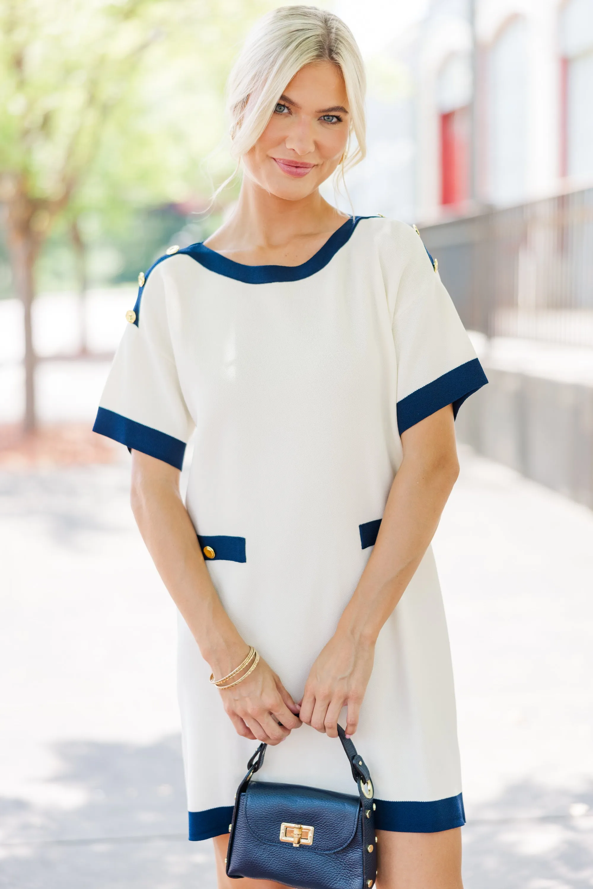 Coast To Coast Navy Blue Dress
