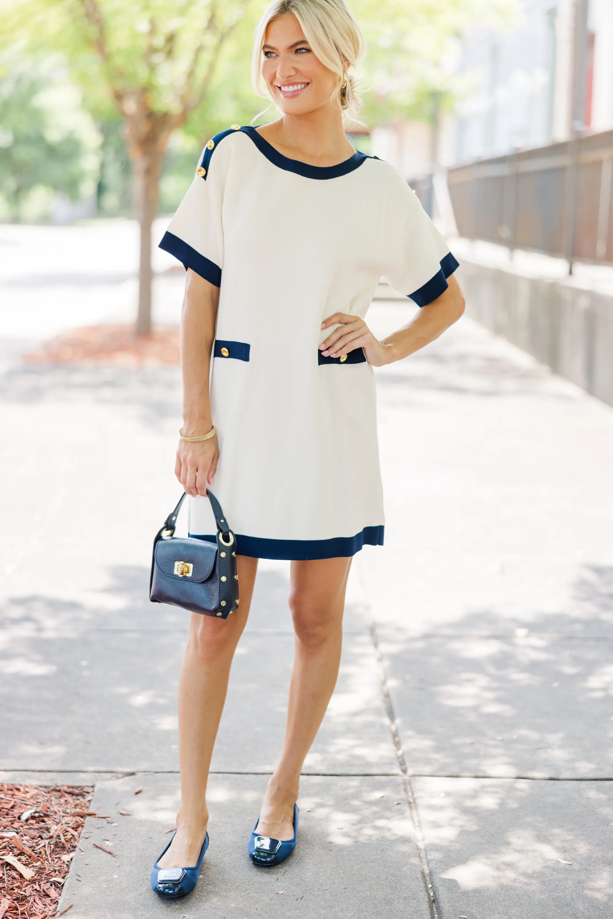 Coast To Coast Navy Blue Dress