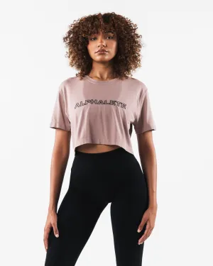 Core Airtech SS Crop - Porcelain Alphalete Athletics